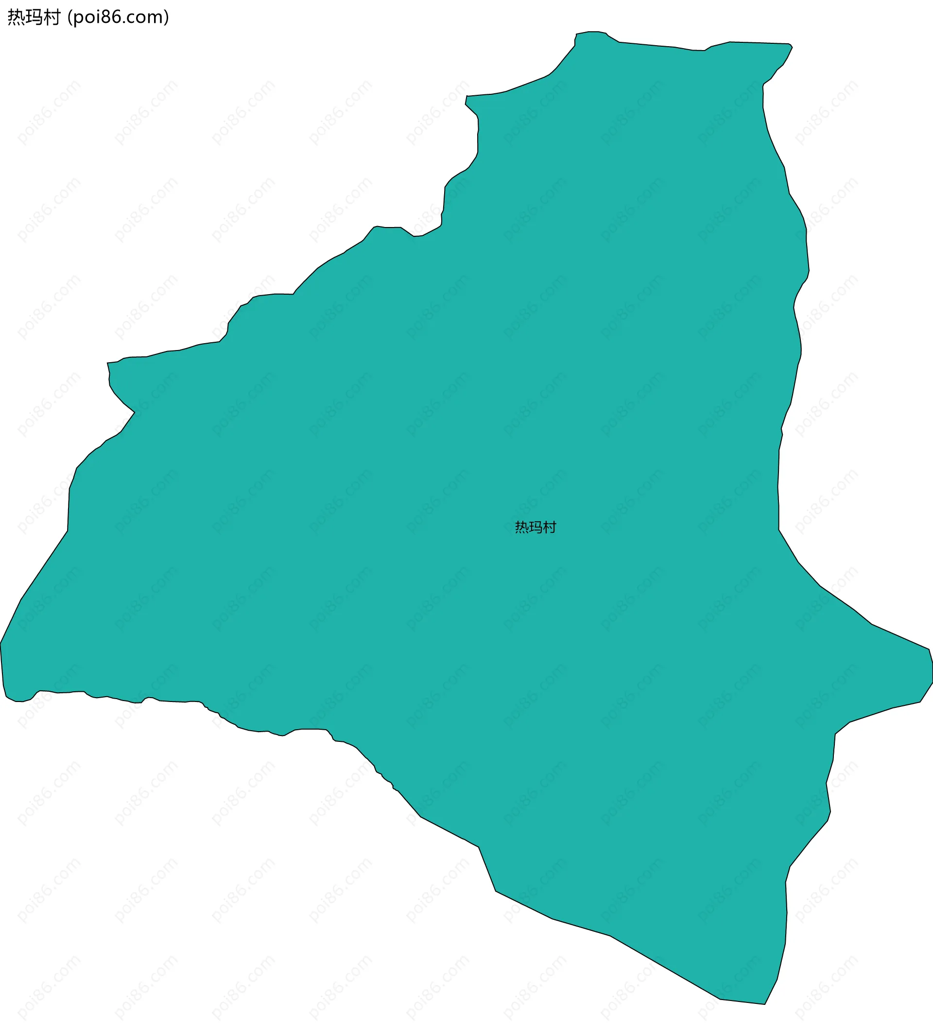 热玛村边界地图