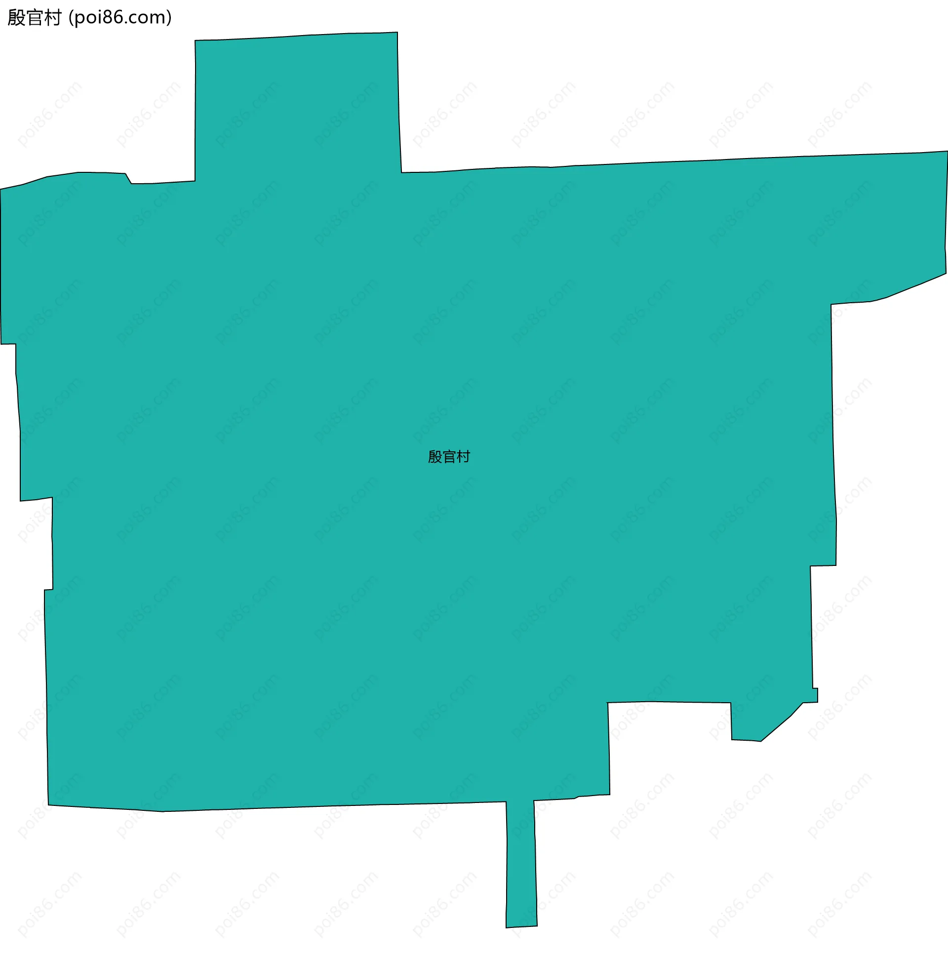 殷官村边界地图