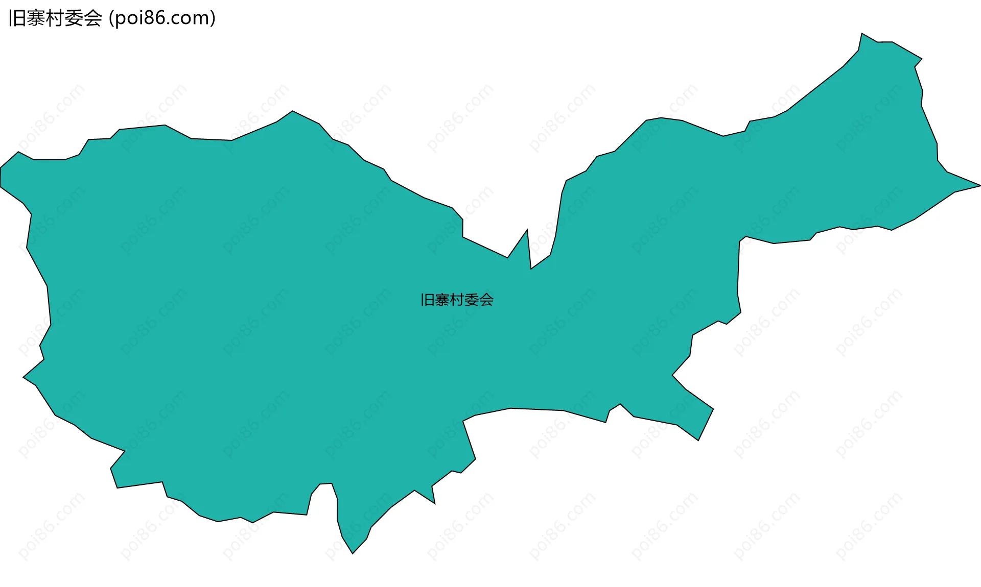 旧寨村委会边界地图