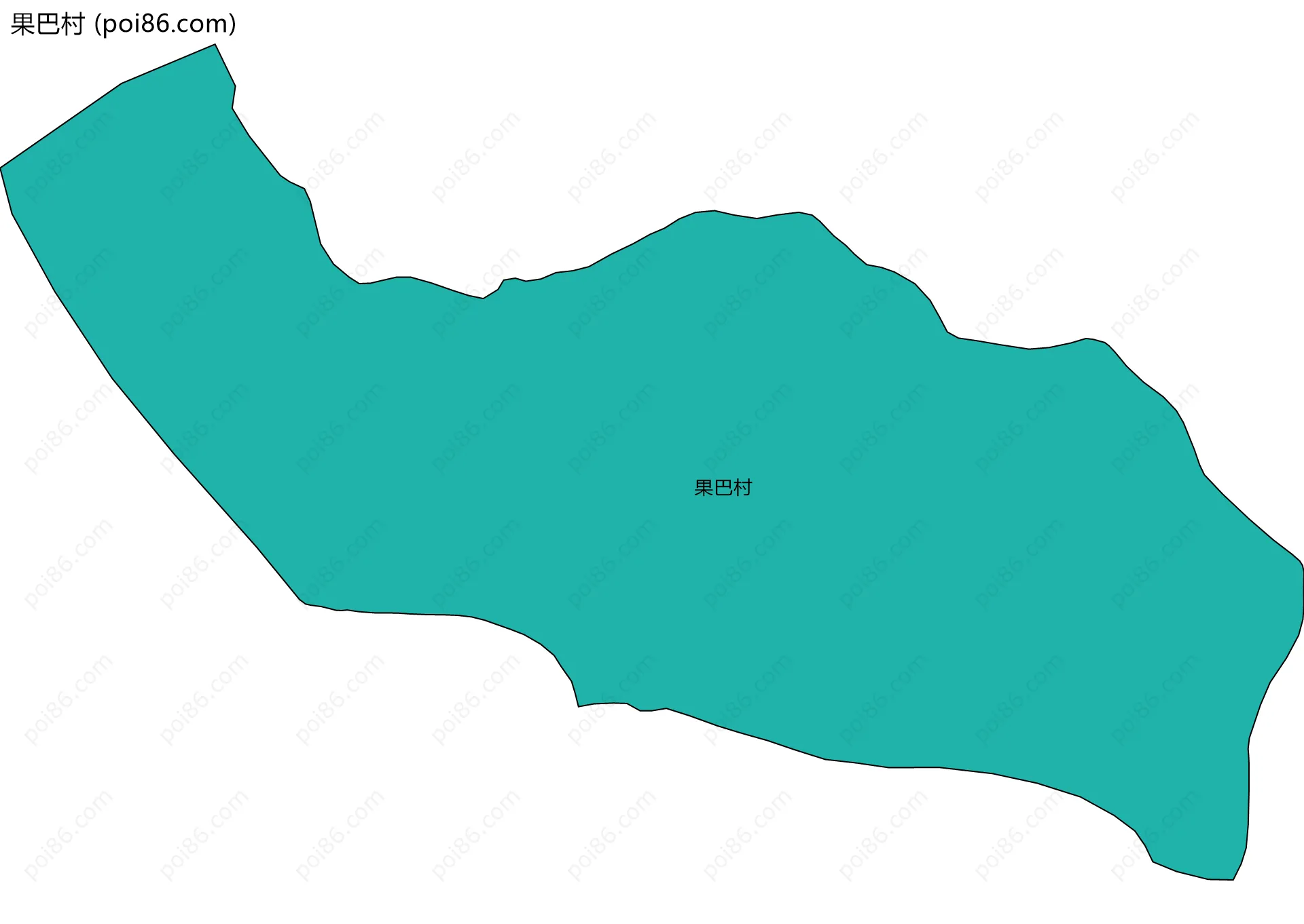 果巴村边界地图