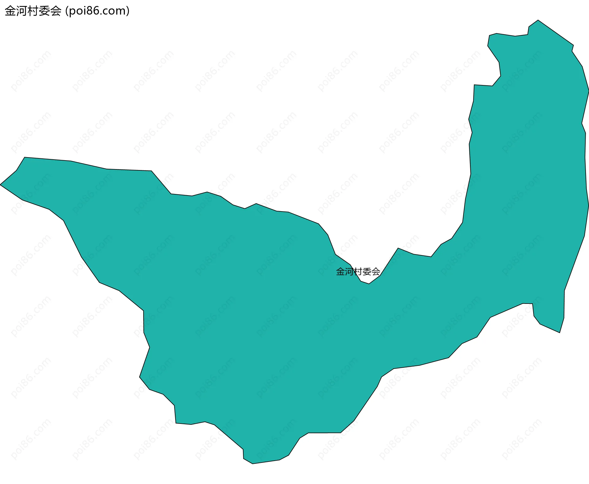 金河村委会边界地图