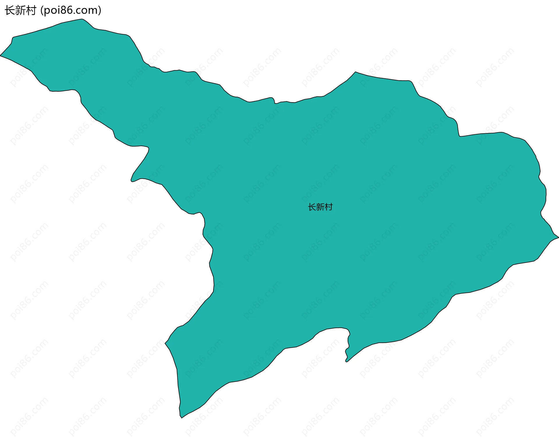 长新村边界地图