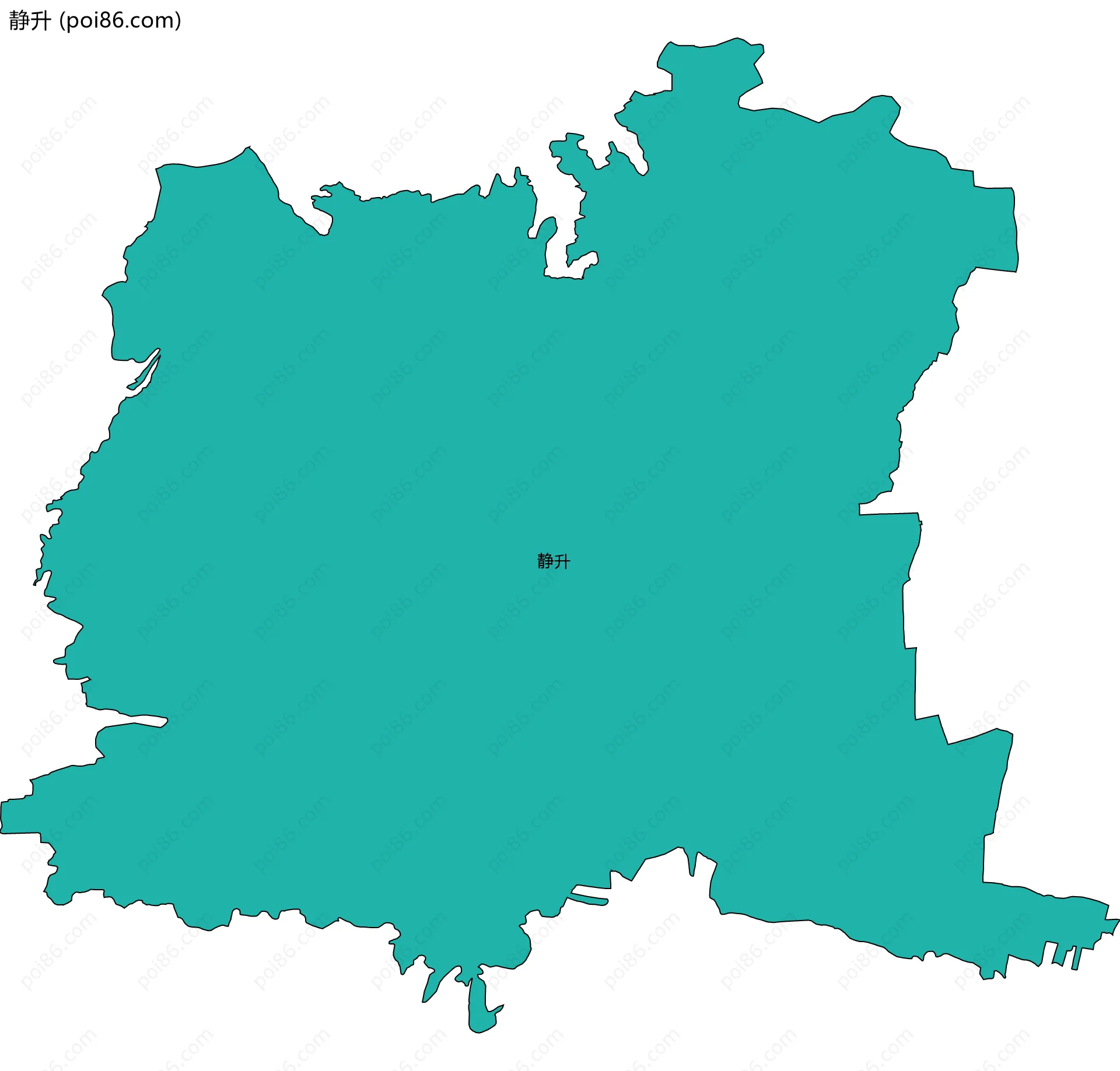 静升边界地图