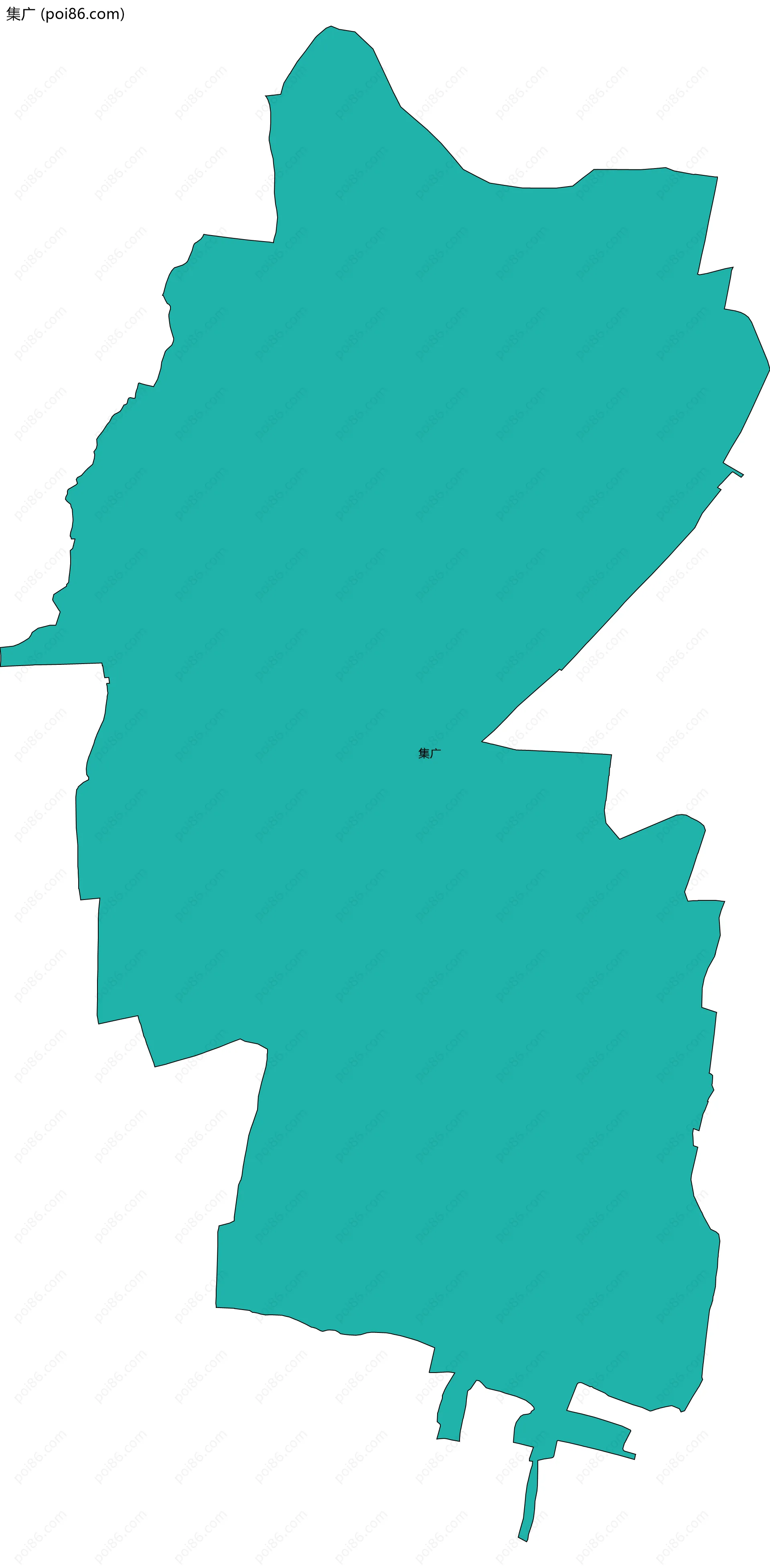 集广边界地图
