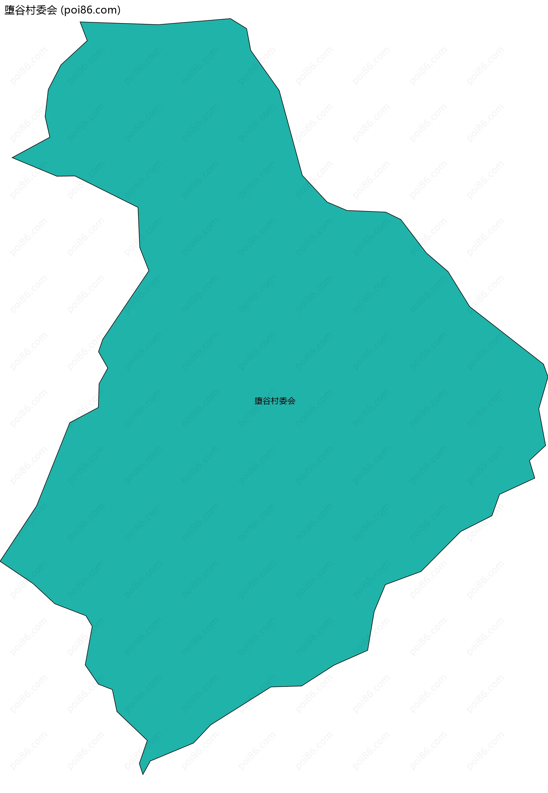 堕谷村委会边界地图