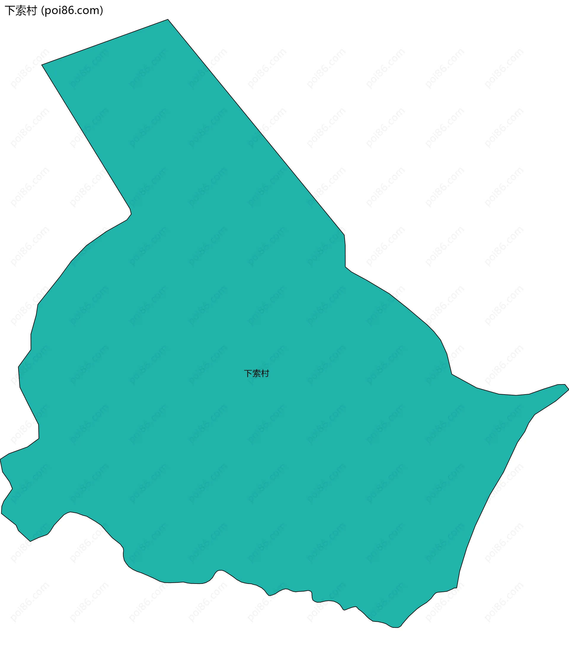 下索村边界地图