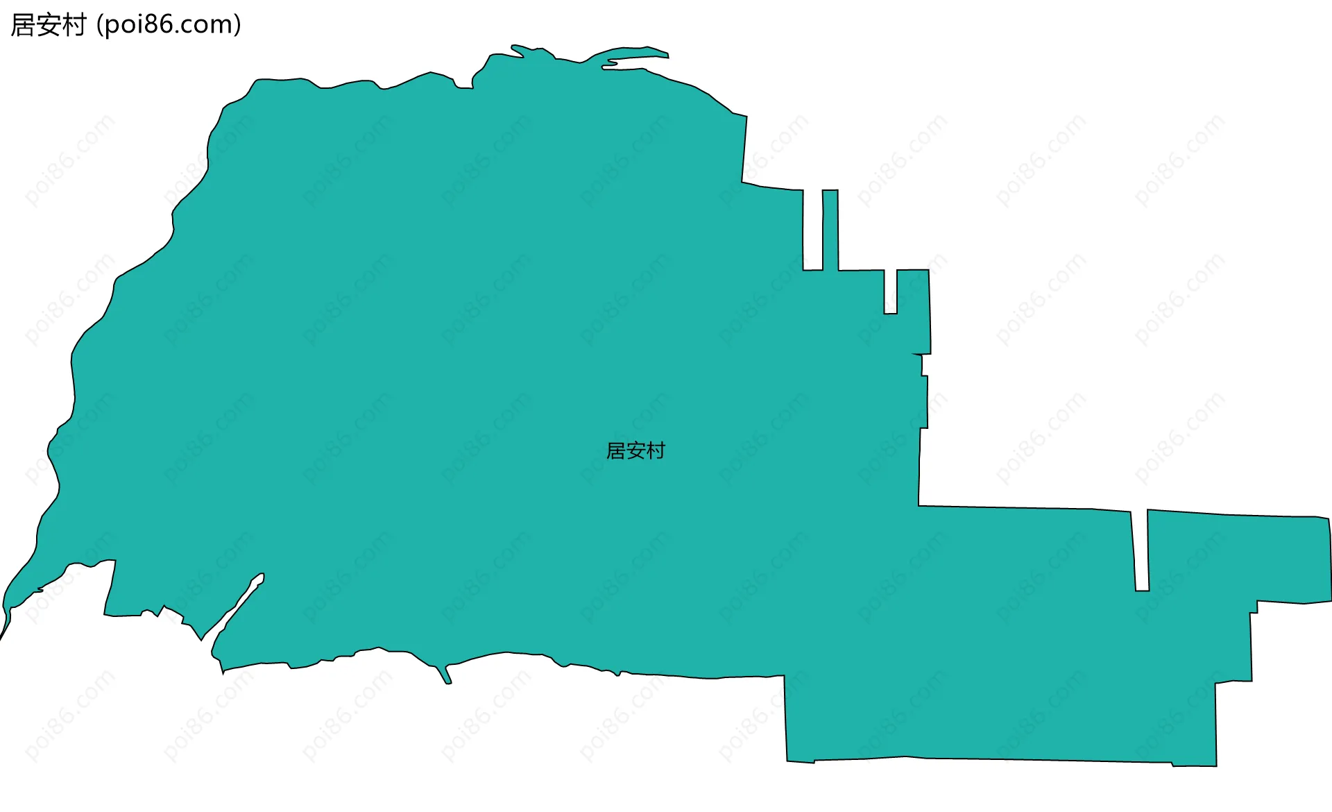 居安村边界地图