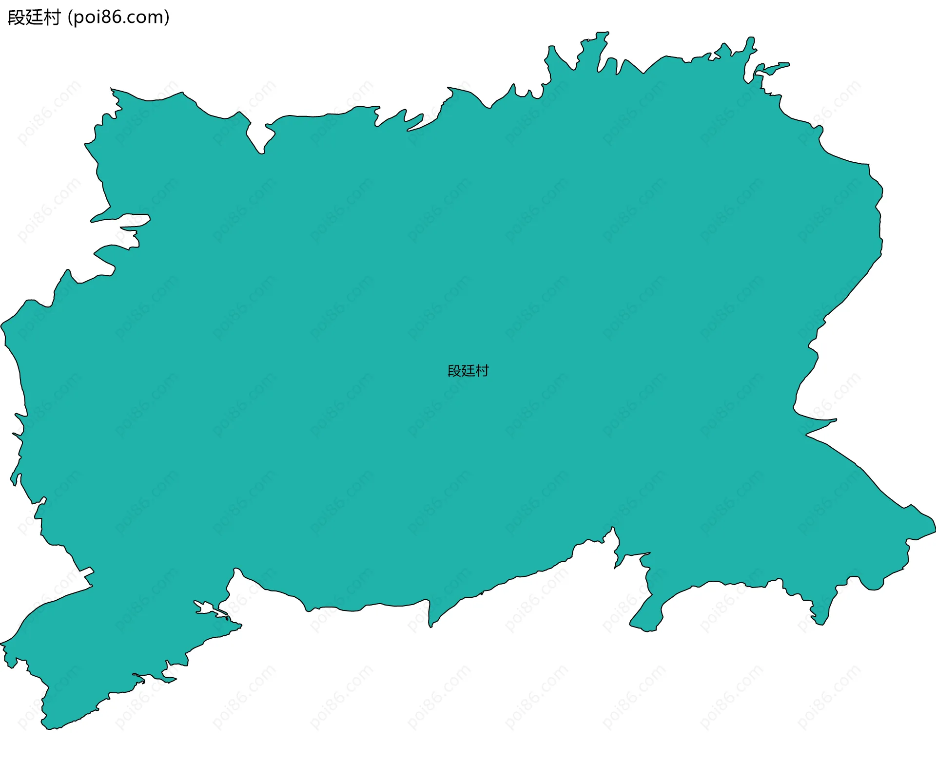 段廷村边界地图