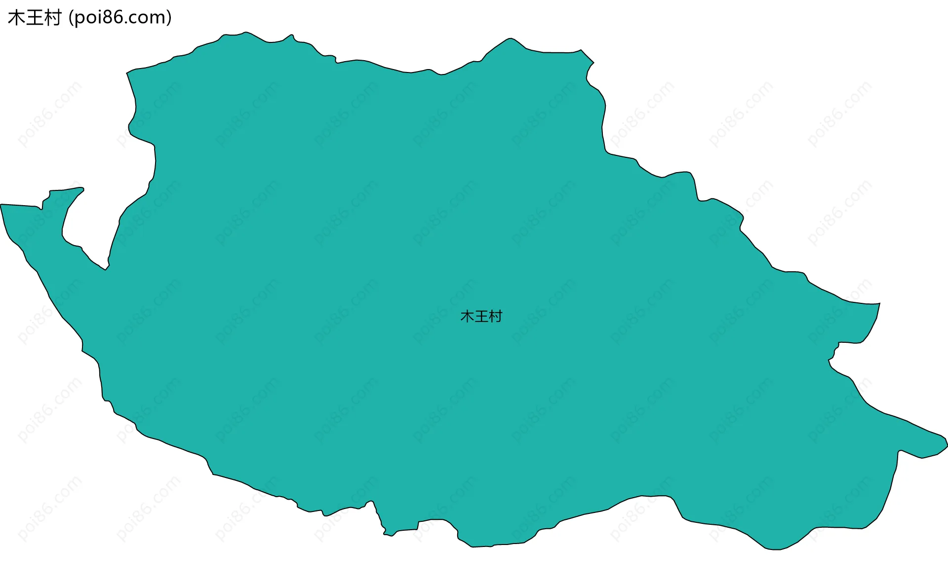 木王村边界地图