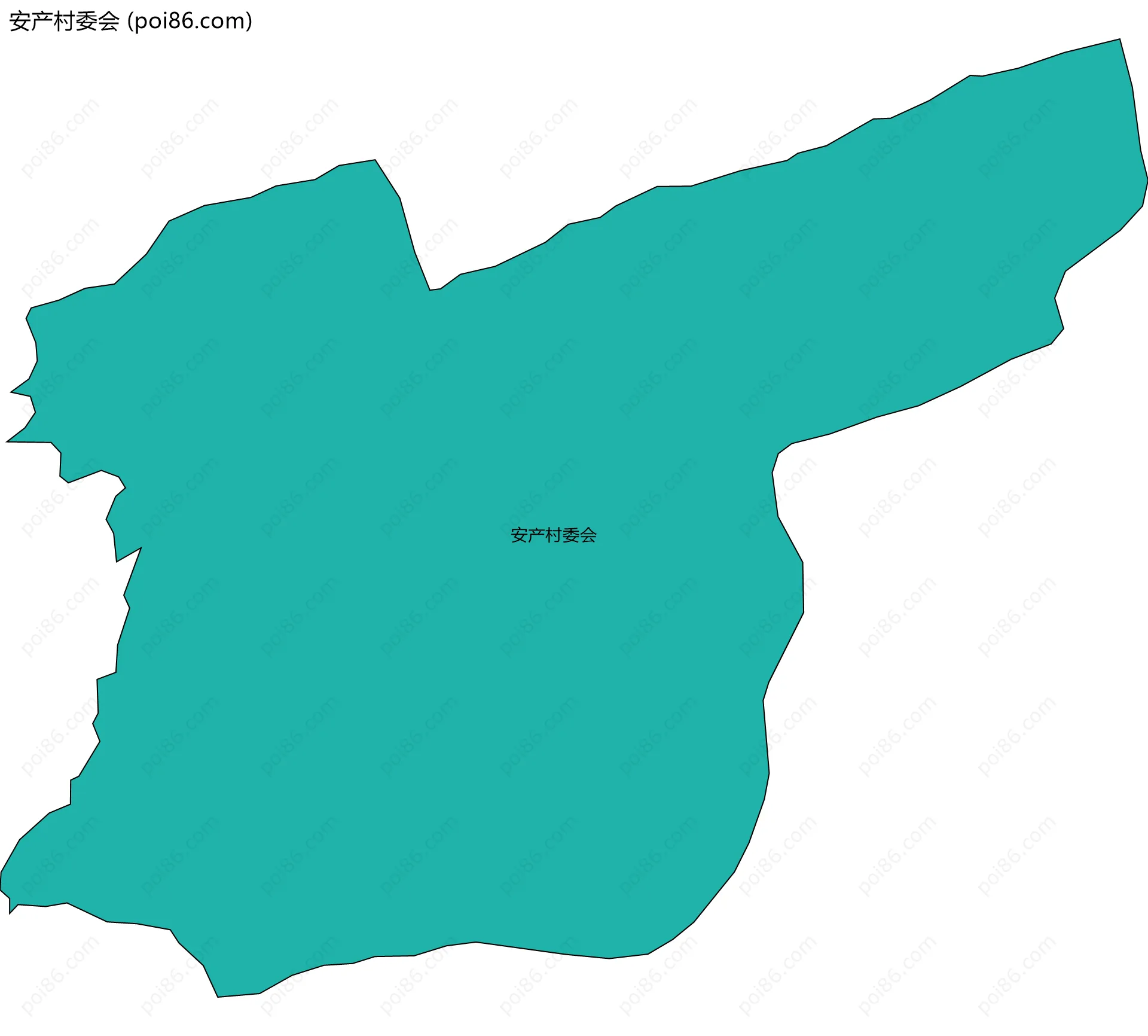 安产村委会边界地图