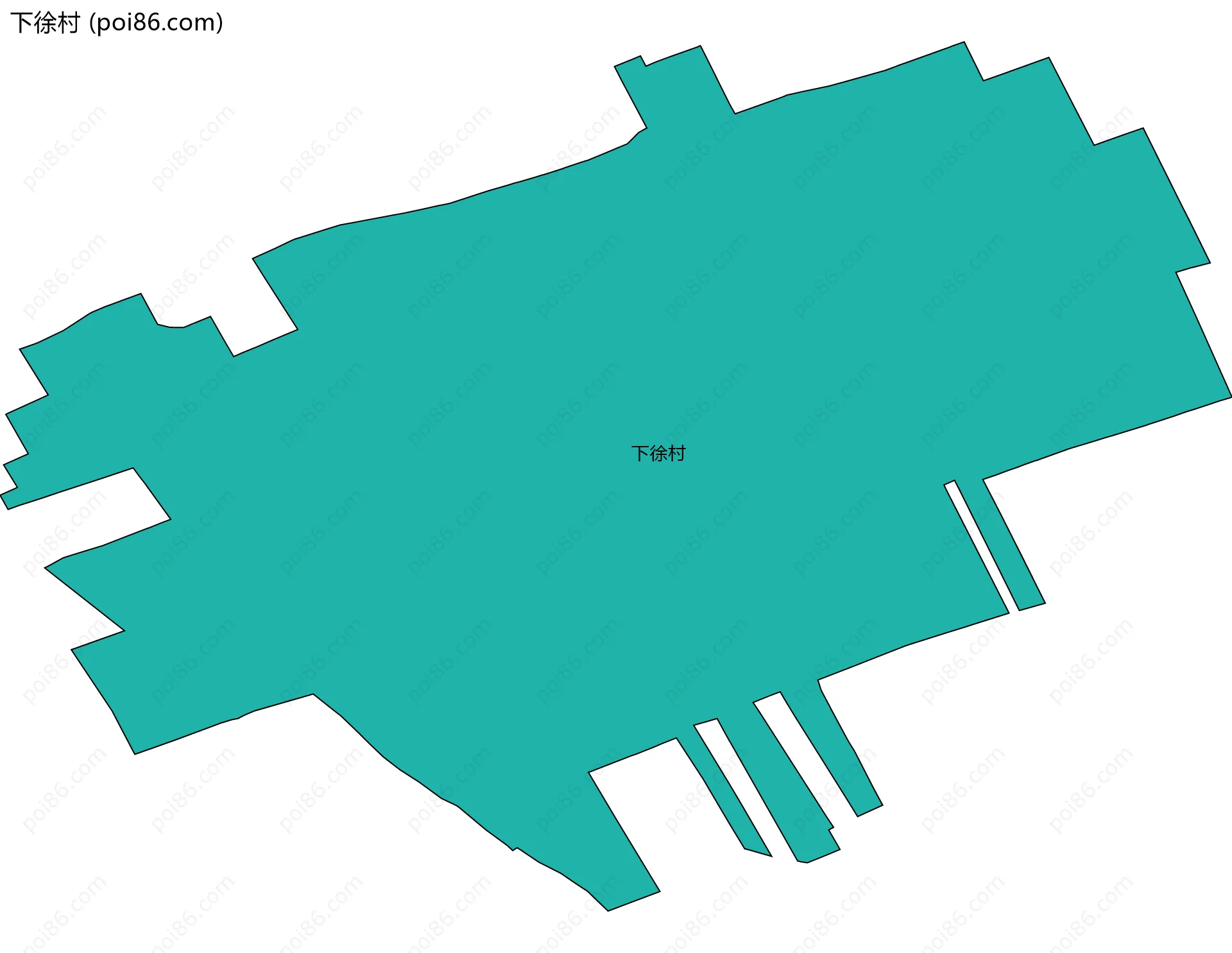 下徐村边界地图