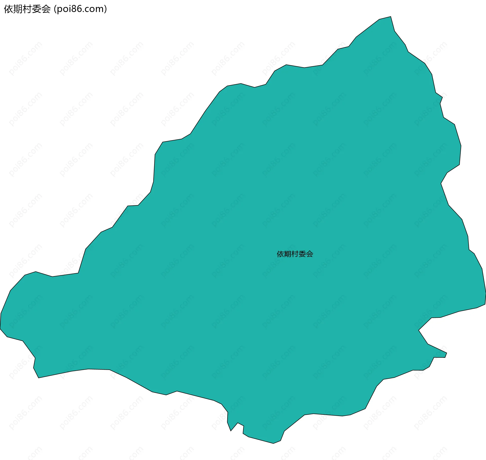 依期村委会边界地图