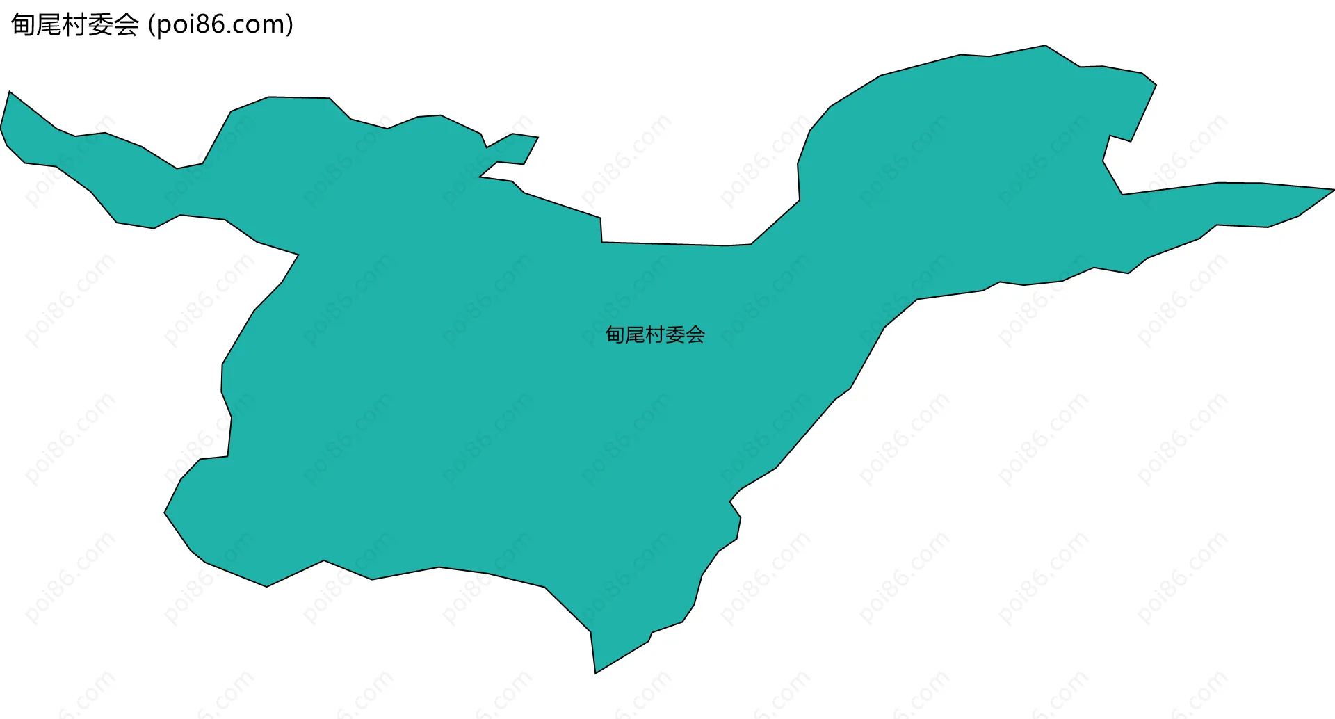 甸尾村委会边界地图