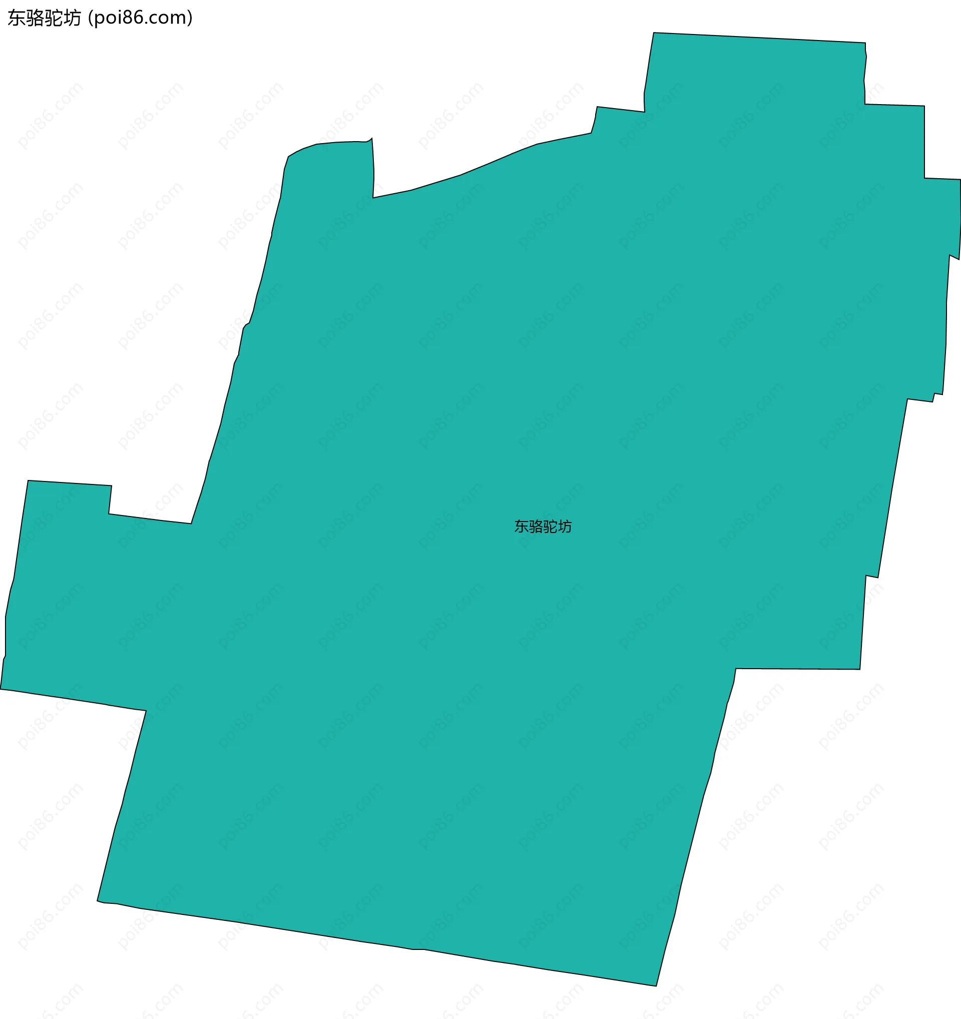 东骆驼坊边界地图