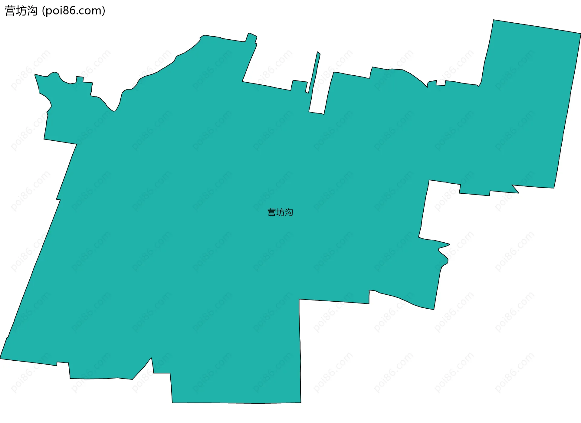 营坊沟边界地图