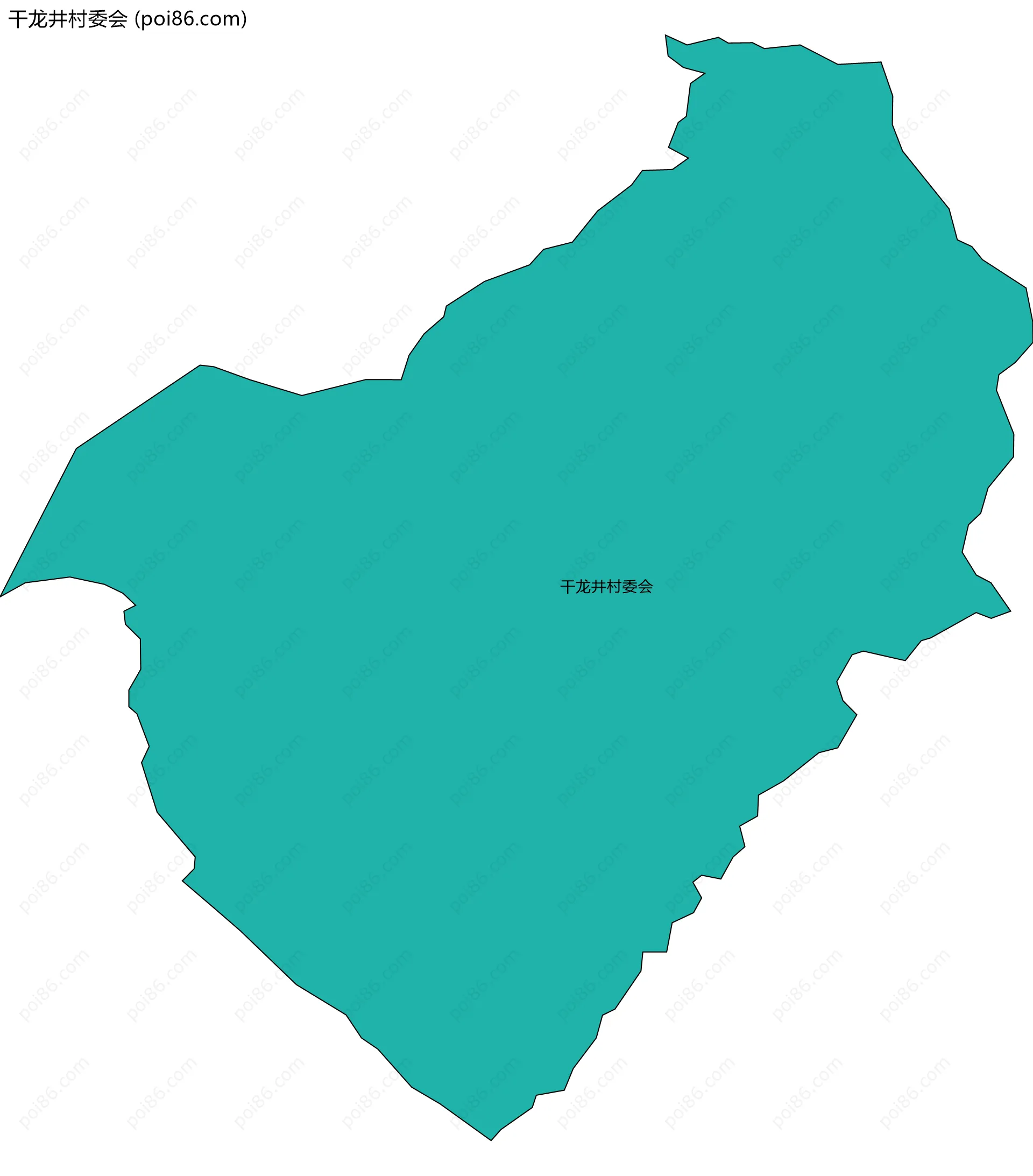 干龙井村委会边界地图