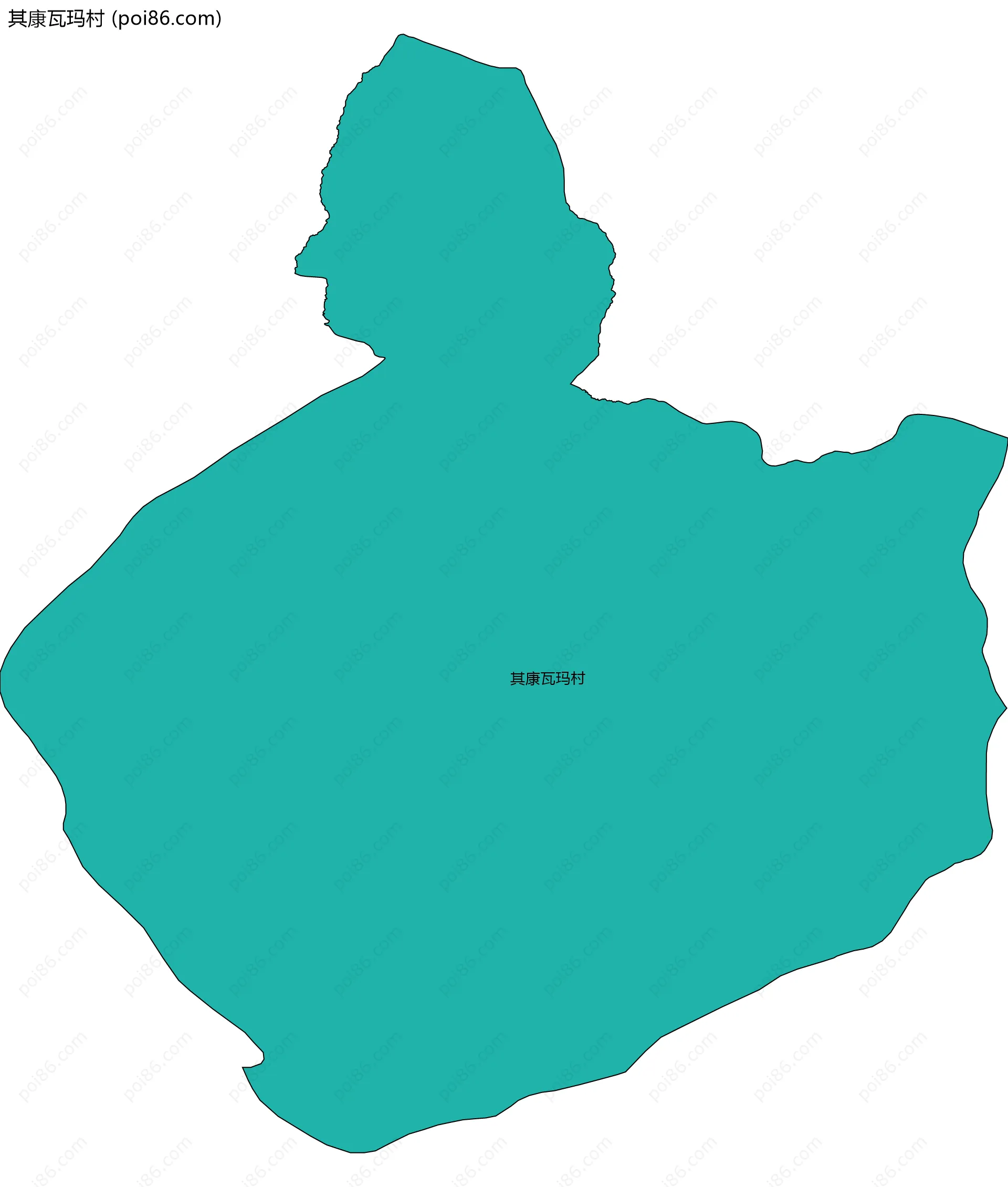 其康瓦玛村边界地图