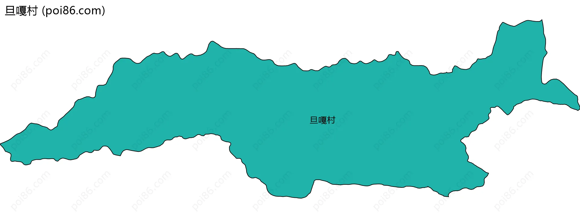 旦嘎村边界地图