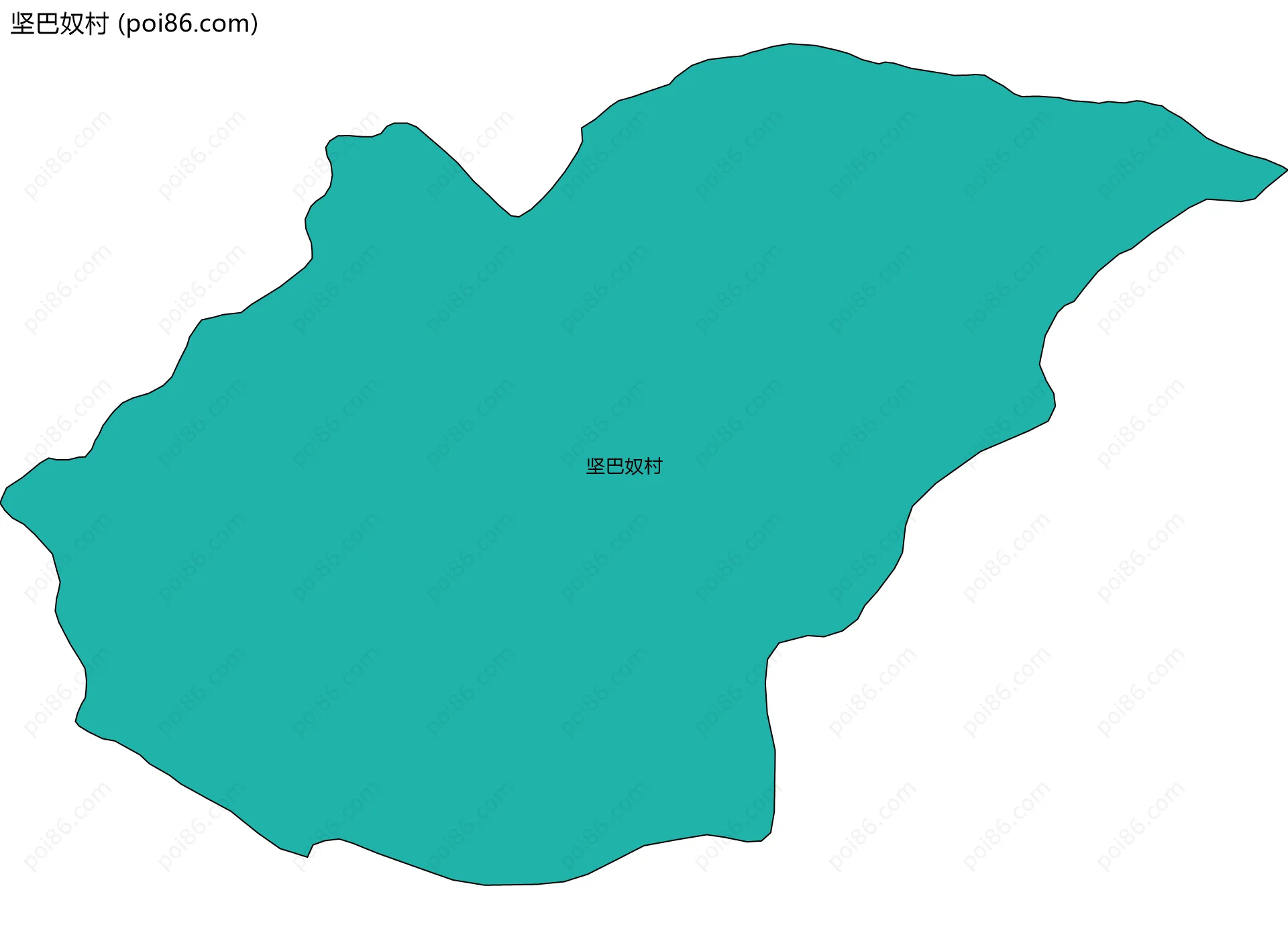 坚巴奴村边界地图