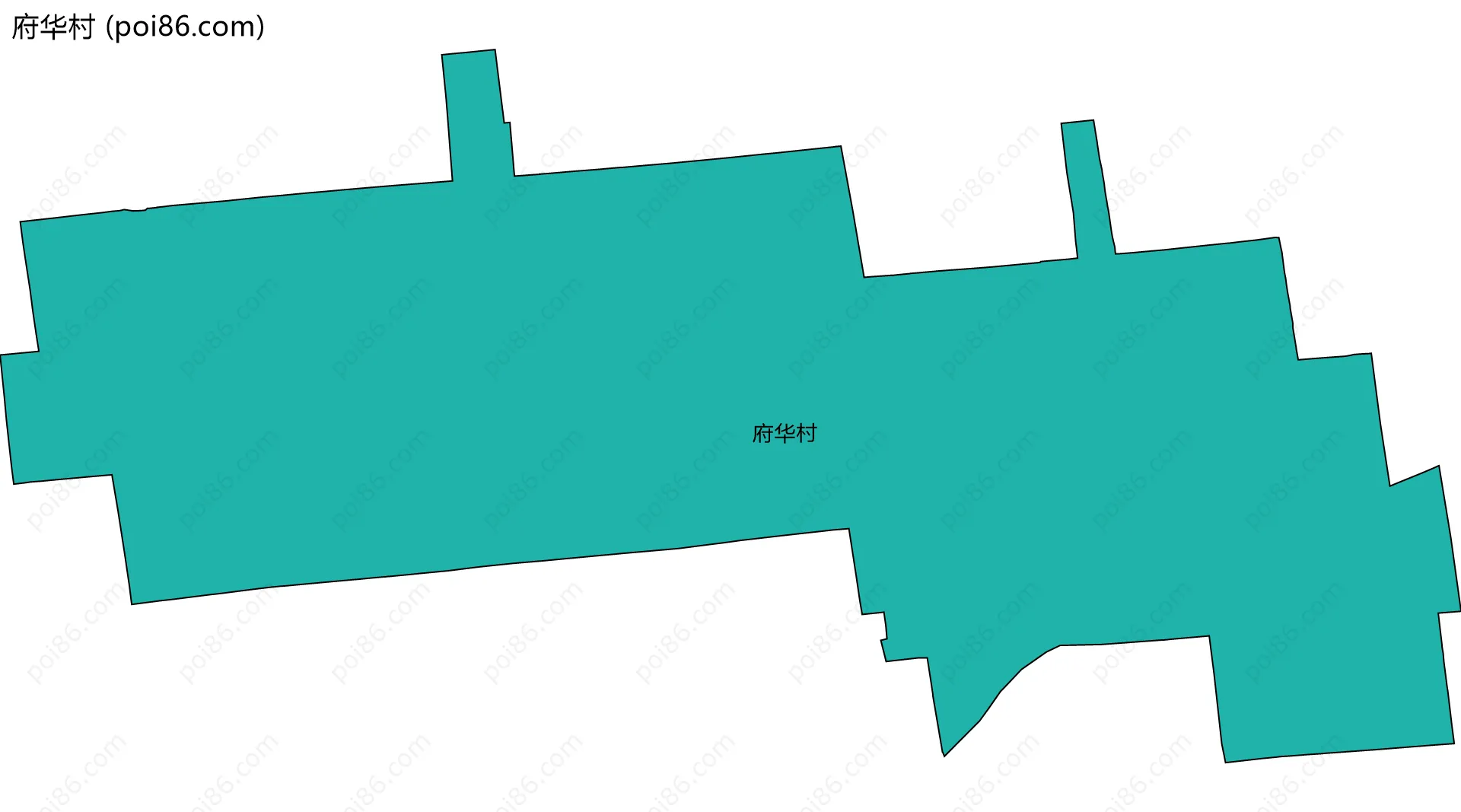 府华村边界地图