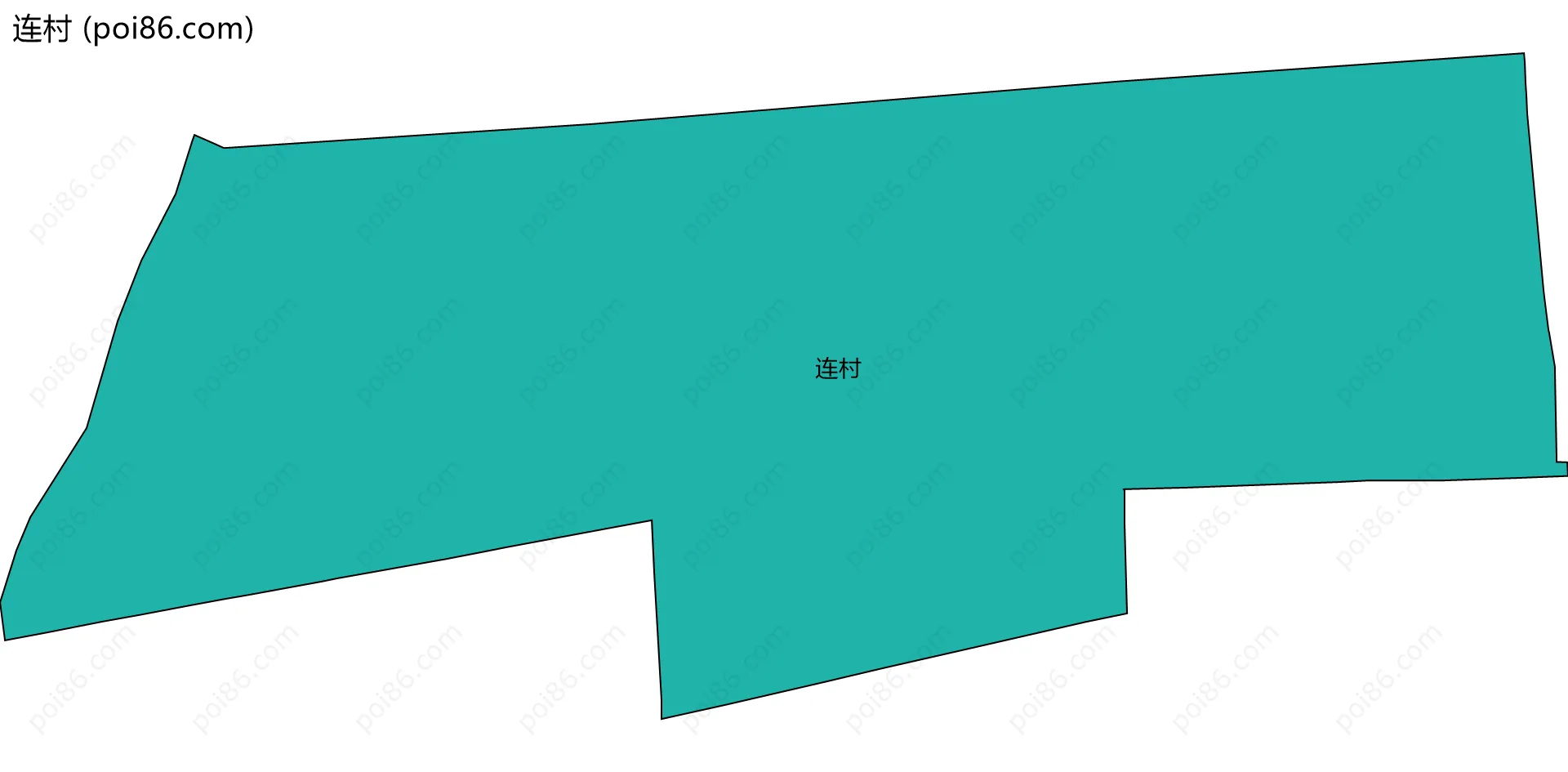 连村边界地图