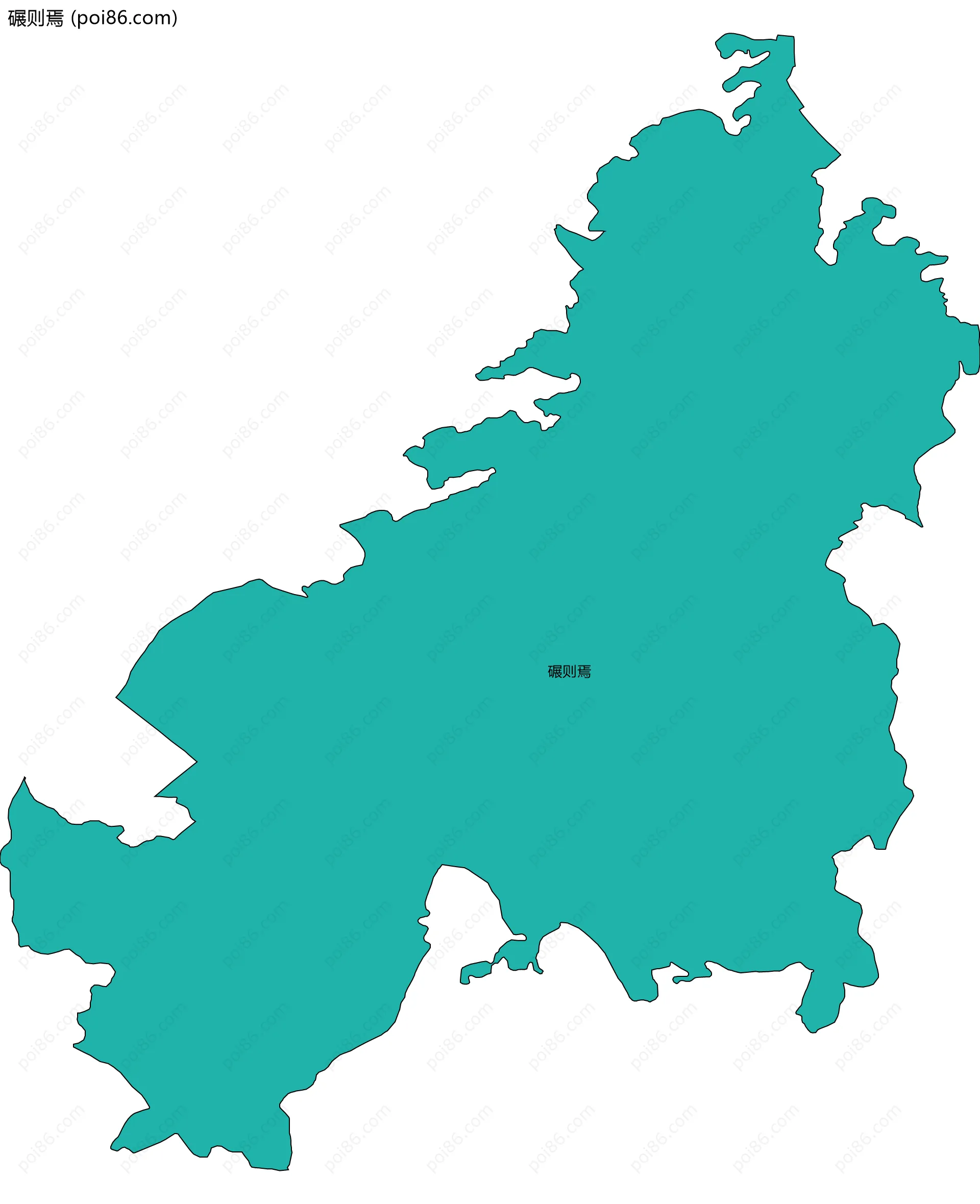 碾则焉边界地图