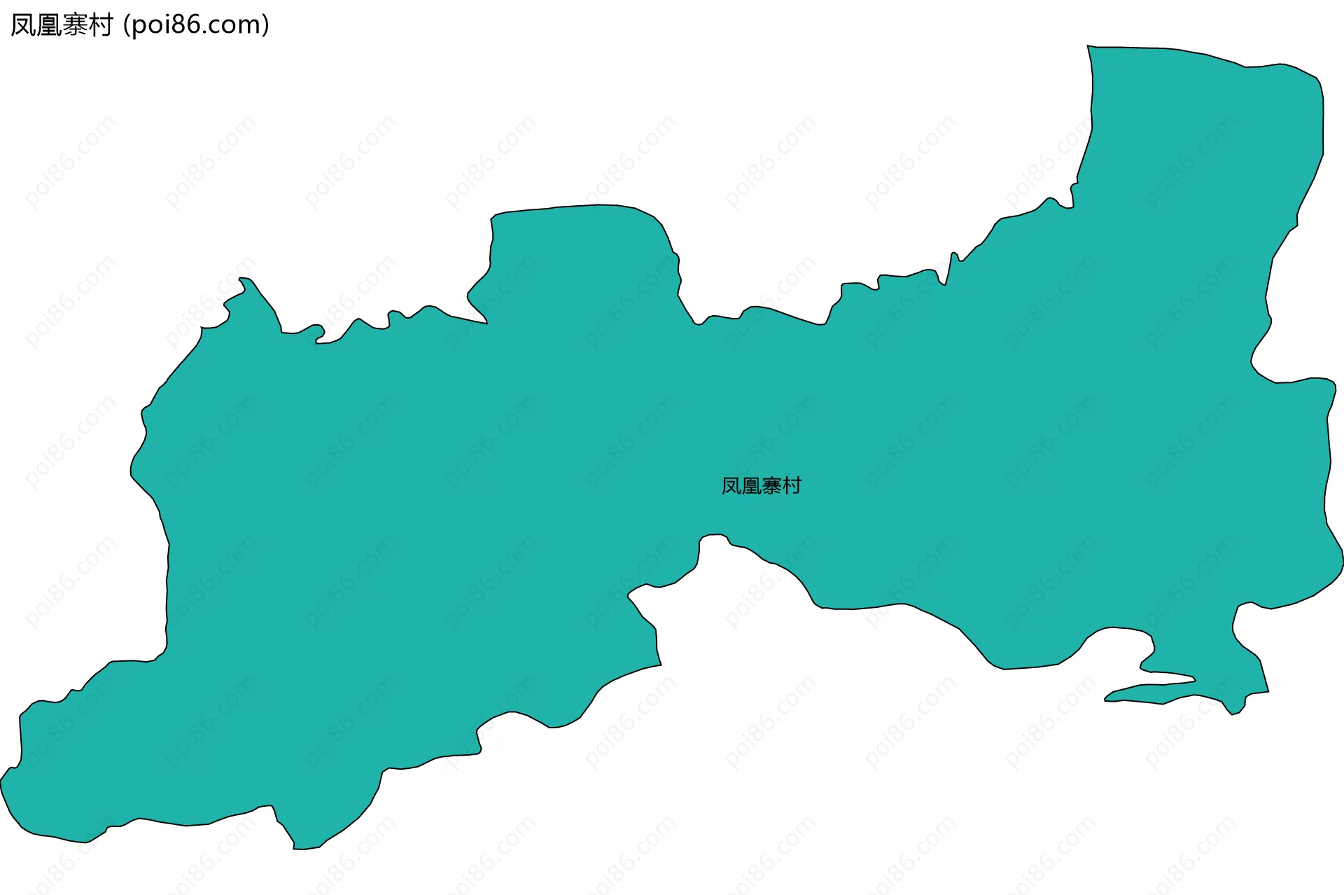 凤凰寨村边界地图