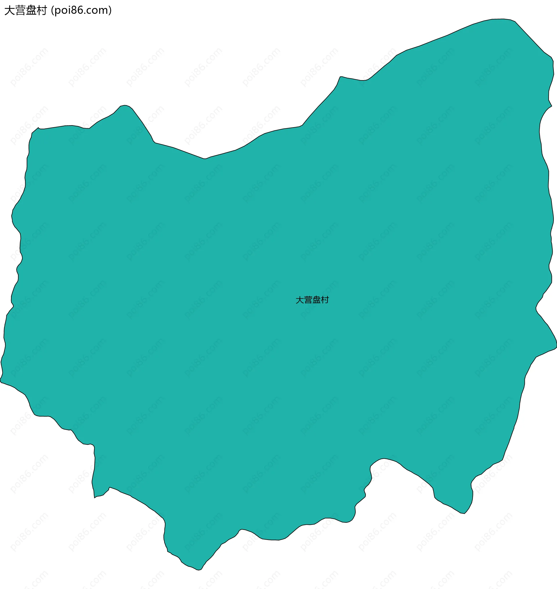 大营盘村边界地图