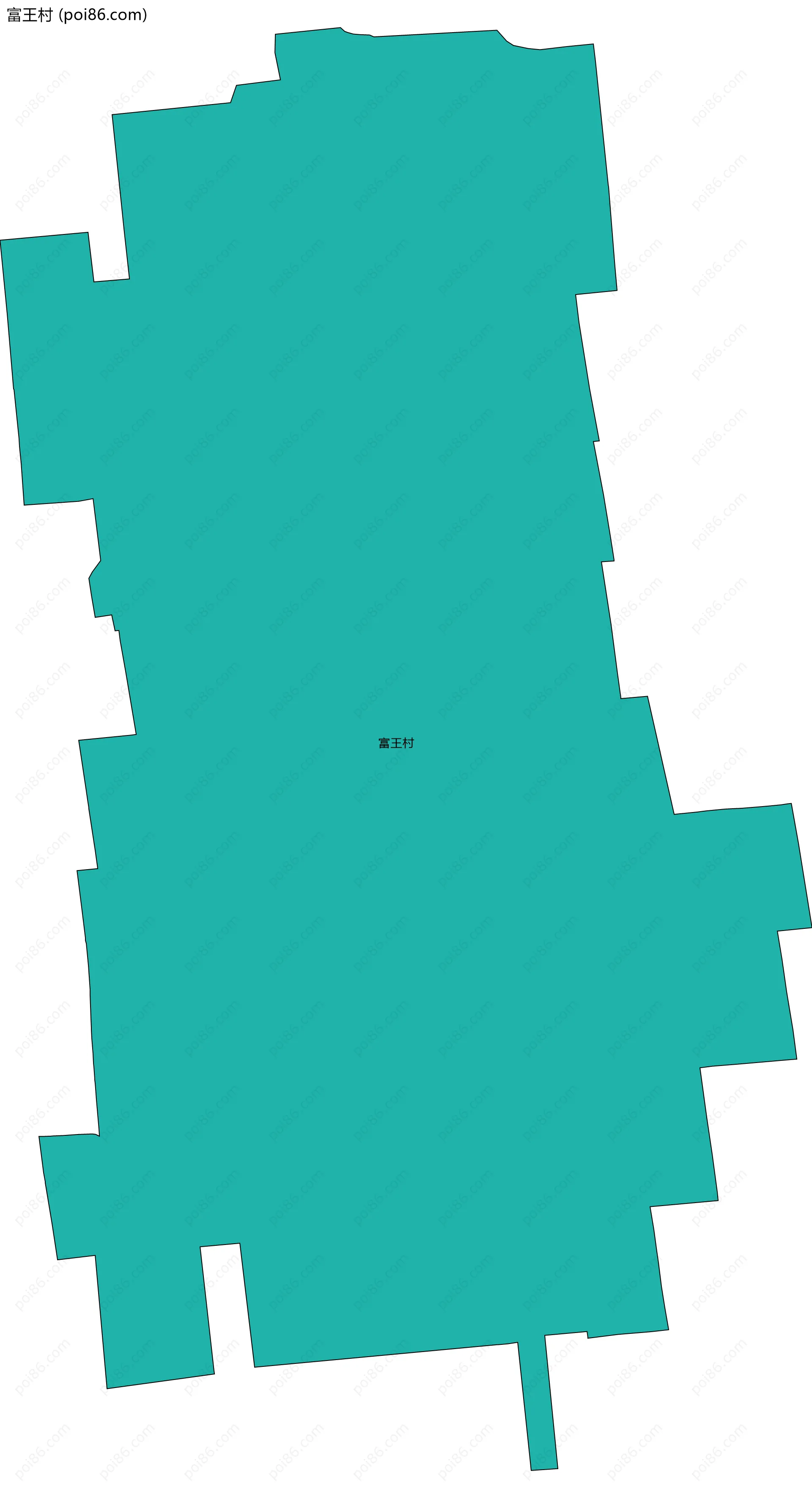 富王村边界地图