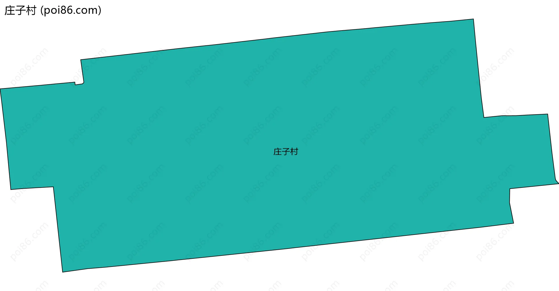 庄子村边界地图