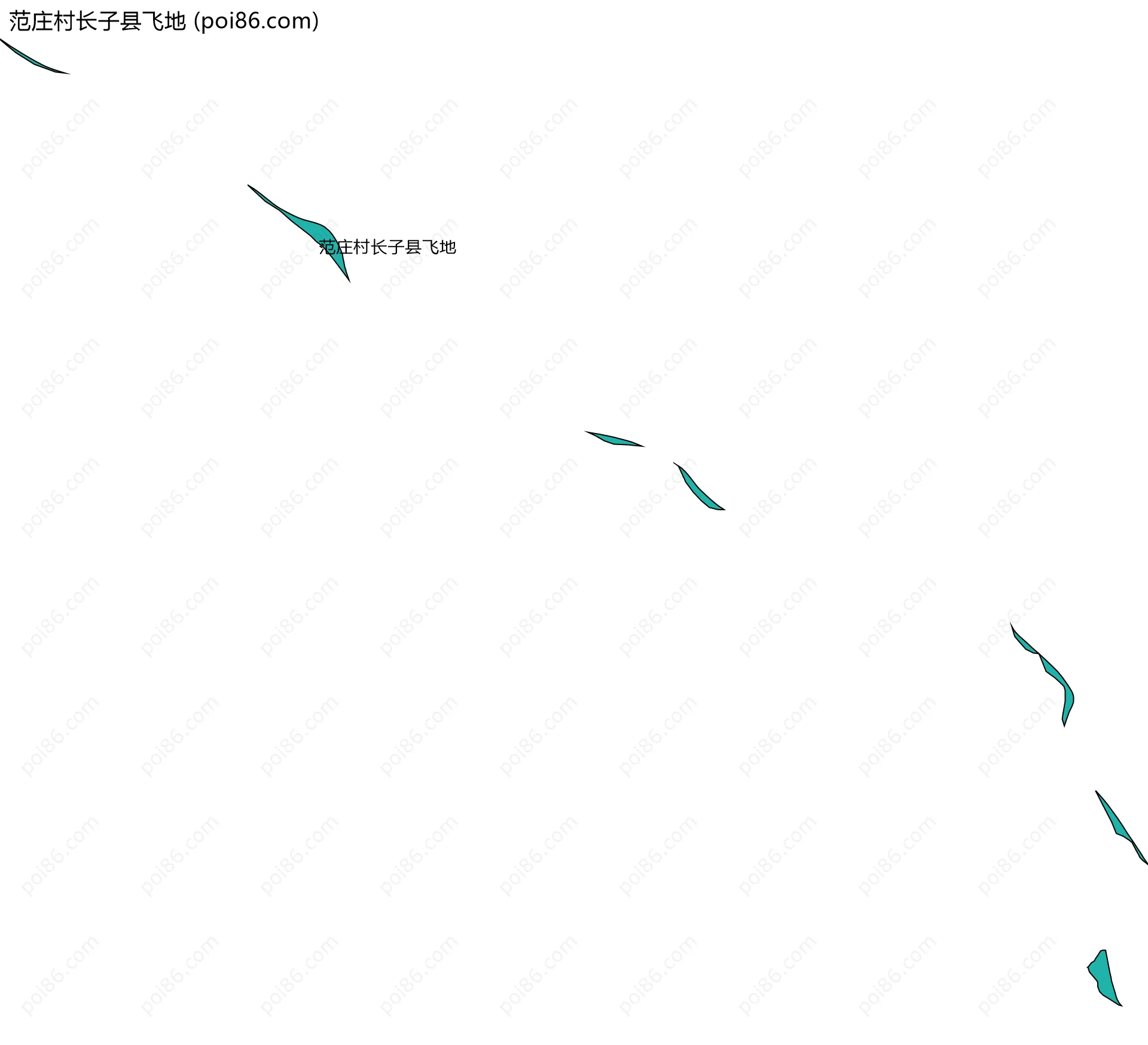 范庄村长子县飞地边界地图