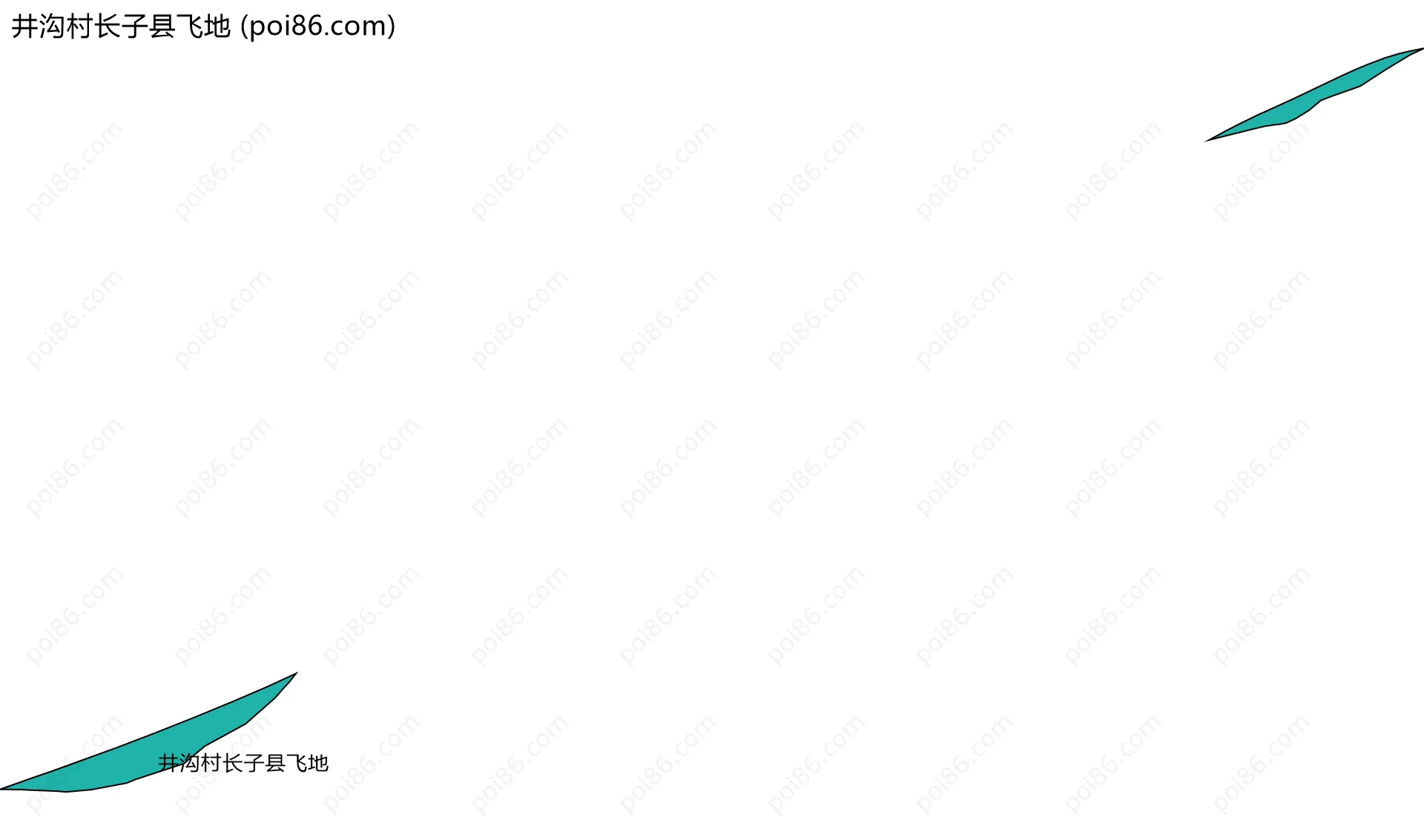 井沟村长子县飞地边界地图