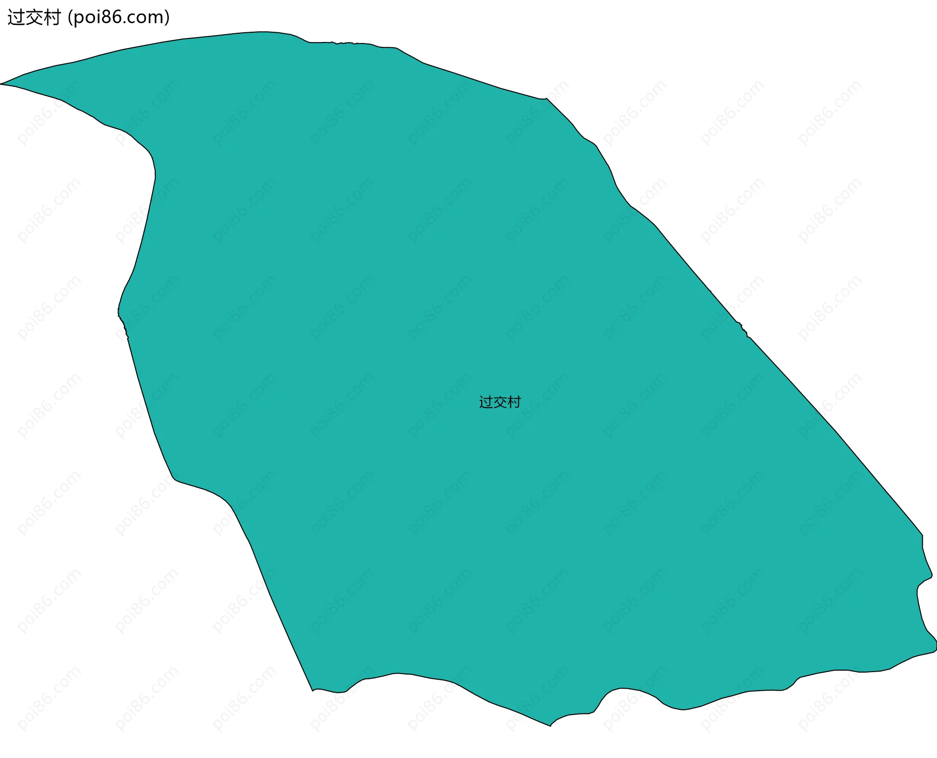 过交村边界地图