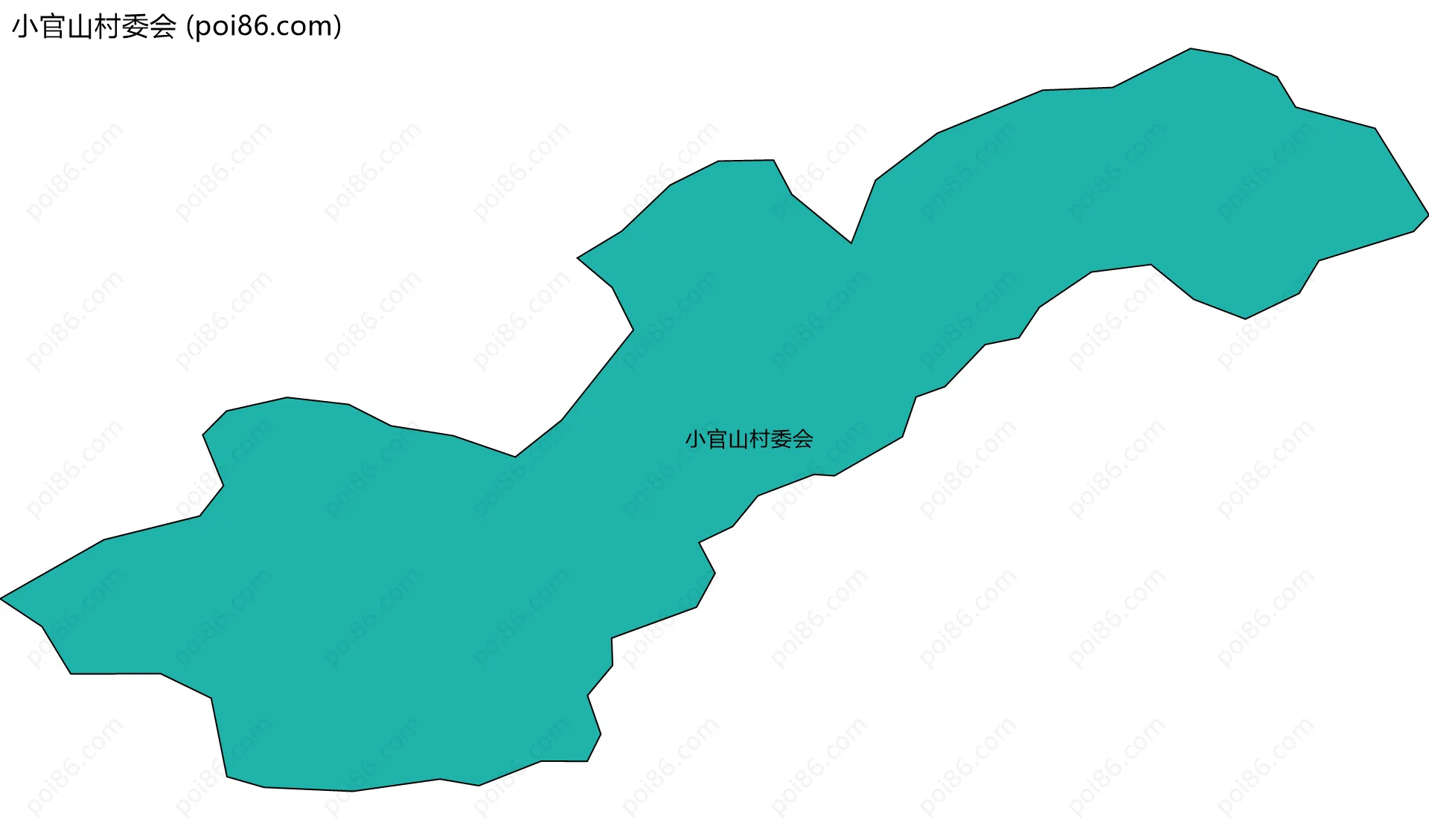 小官山村委会边界地图