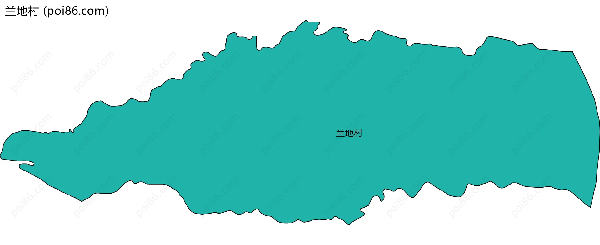 兰地村边界地图