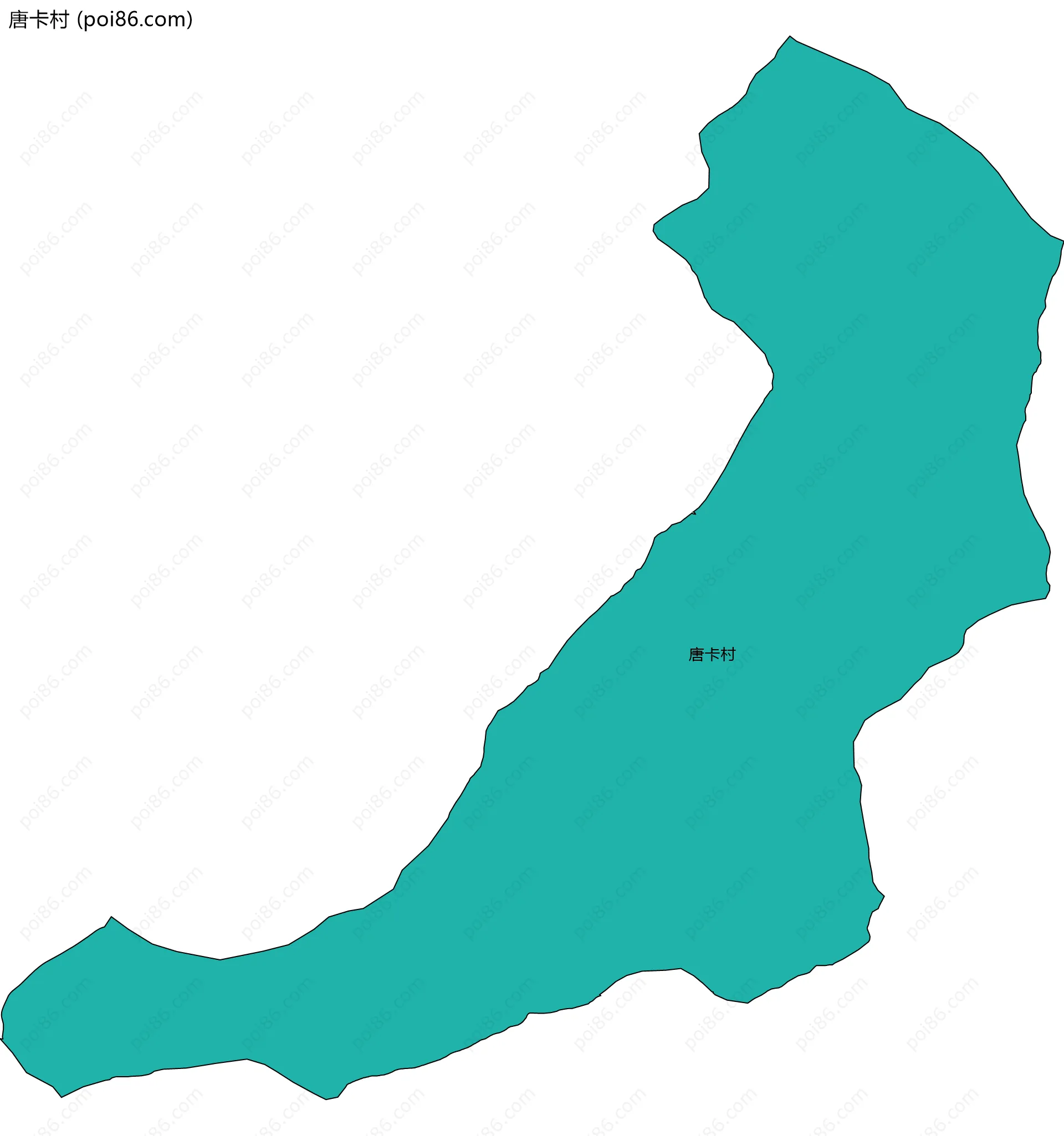 唐卡村边界地图