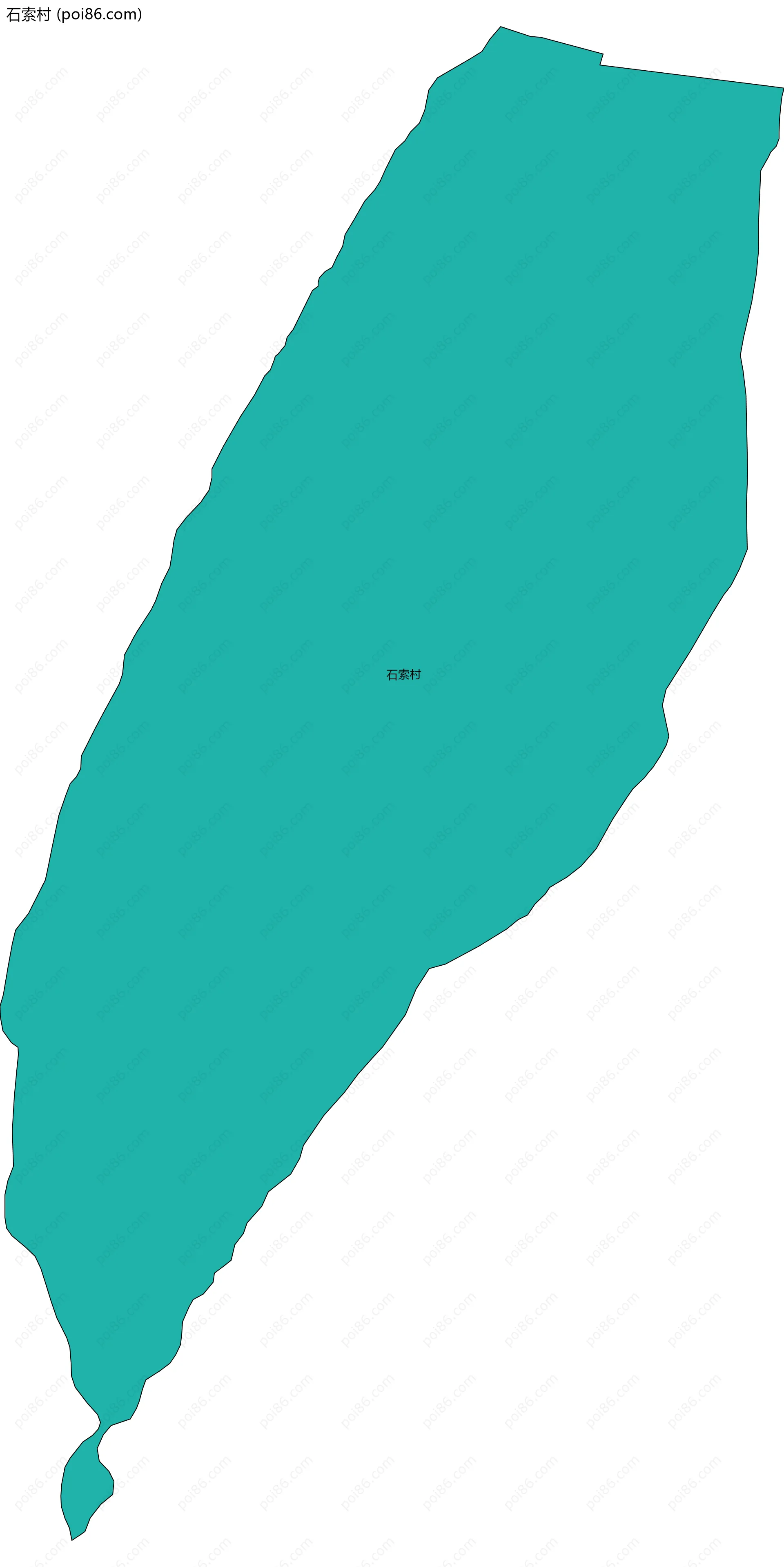 石索村边界地图