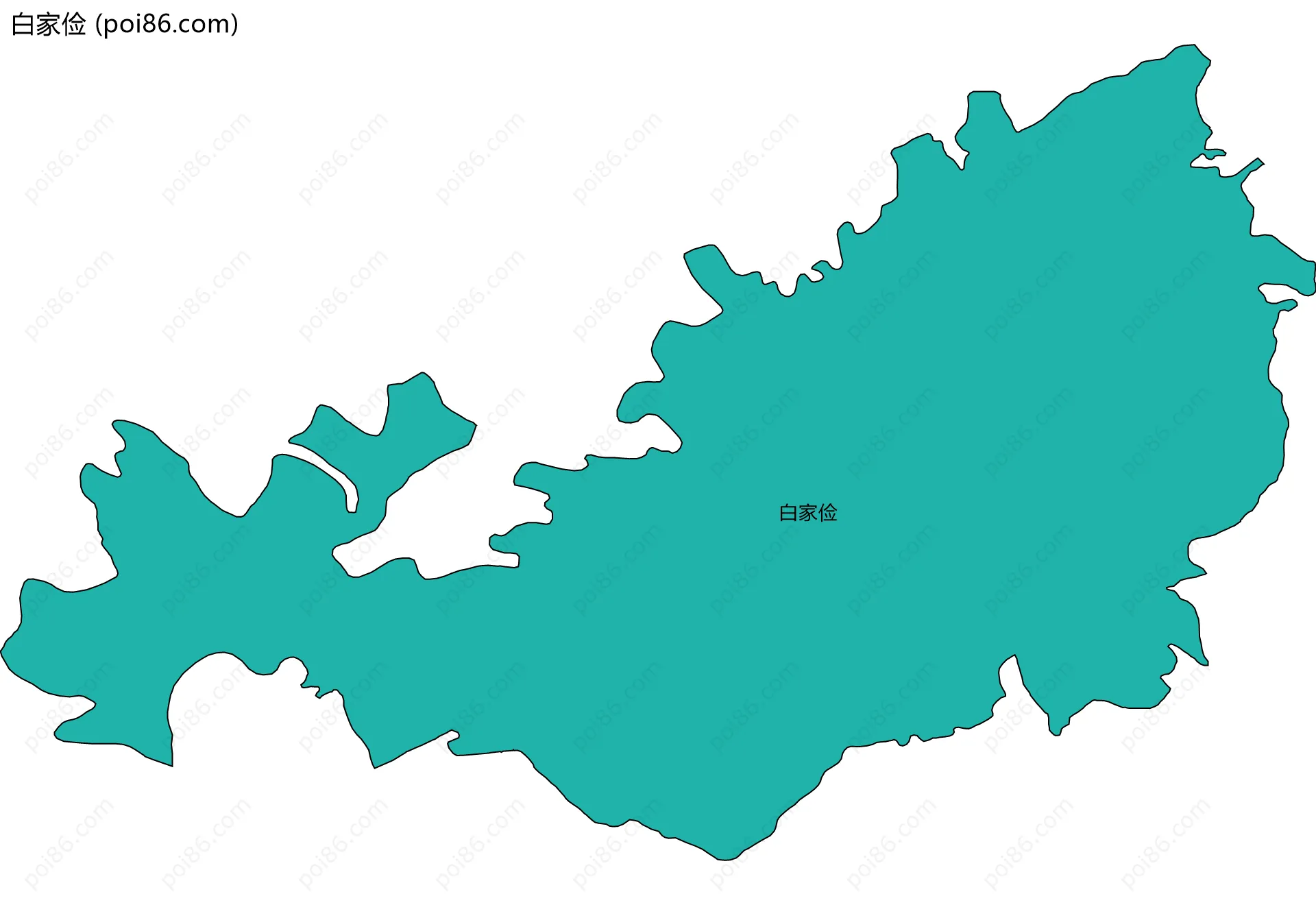 白家俭边界地图