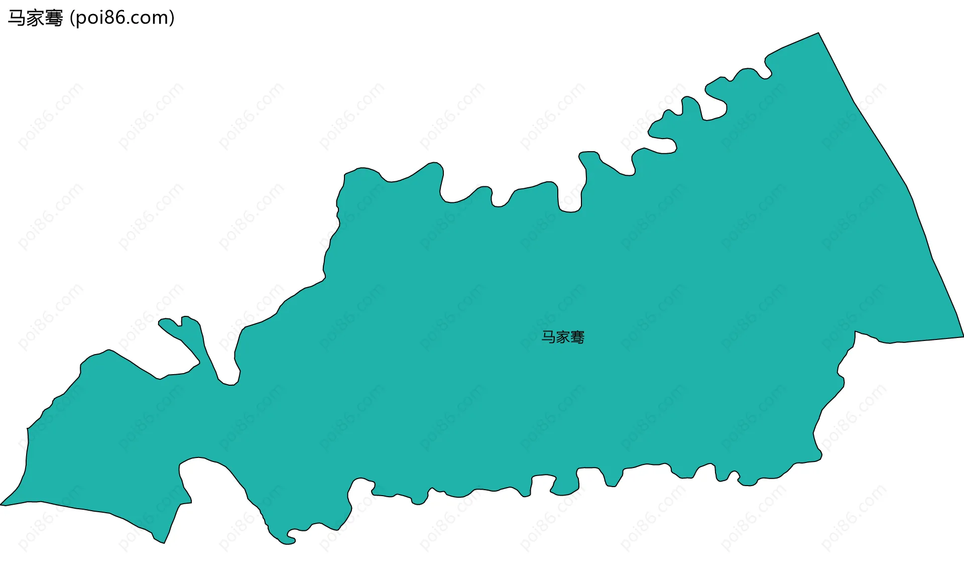 马家骞边界地图