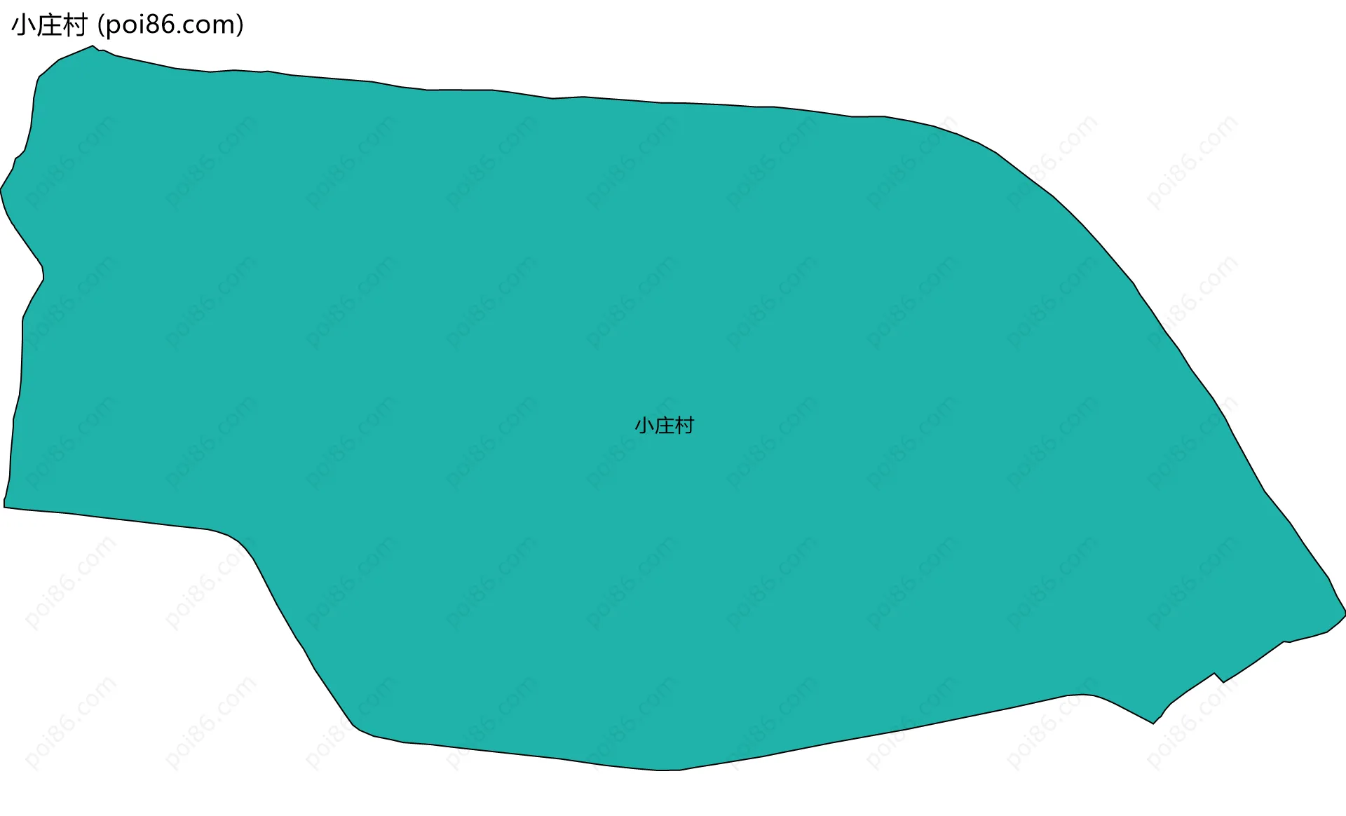 小庄村边界地图