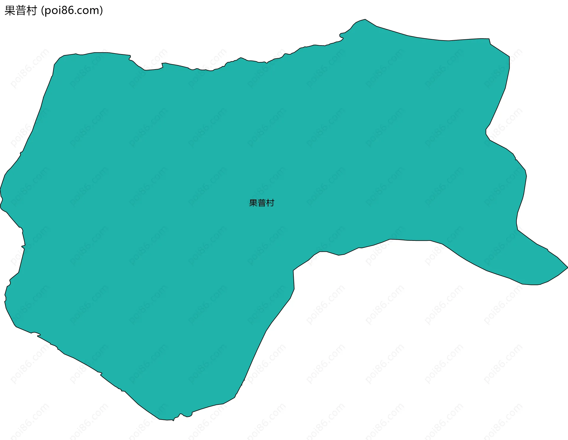 果普村边界地图