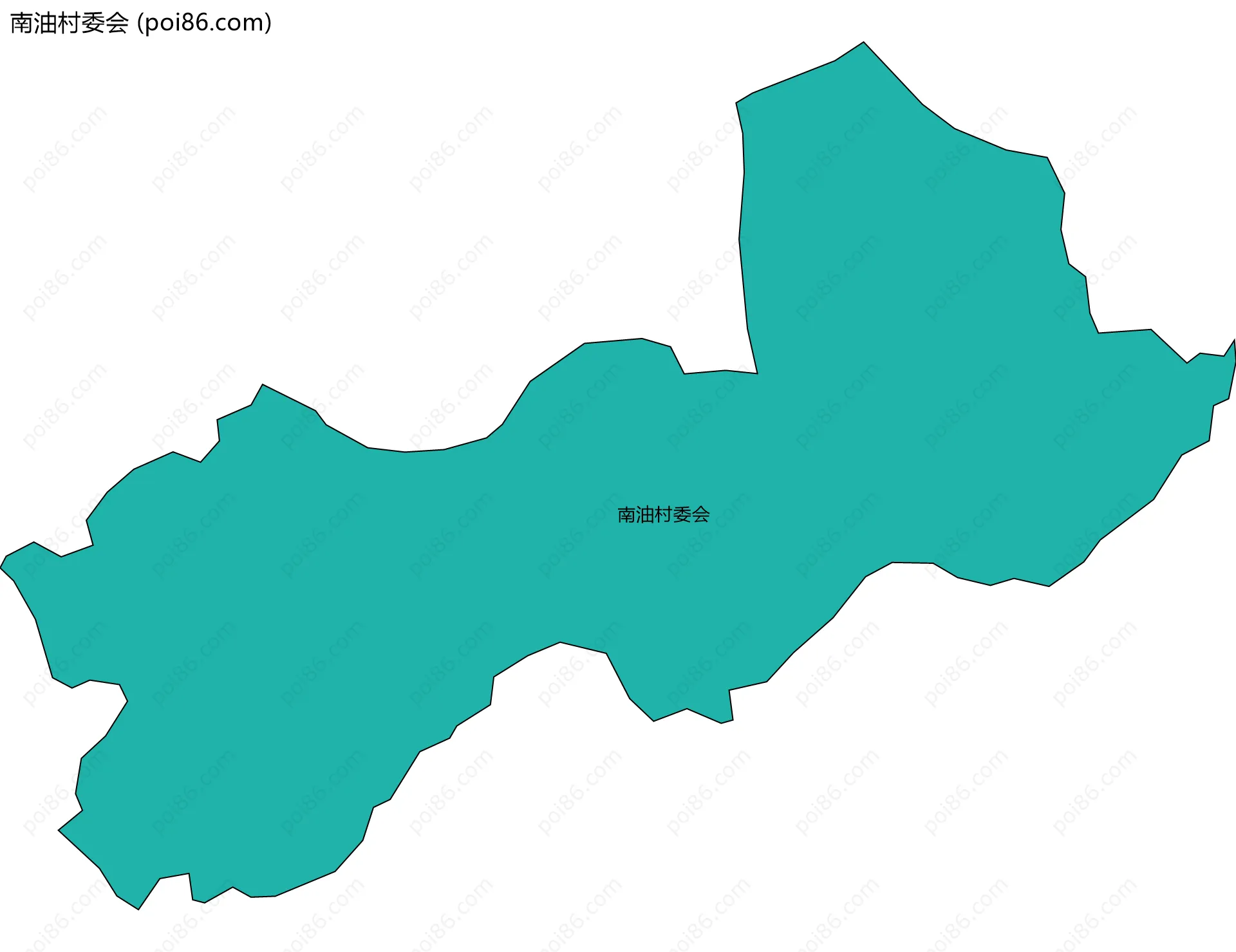 南油村委会边界地图