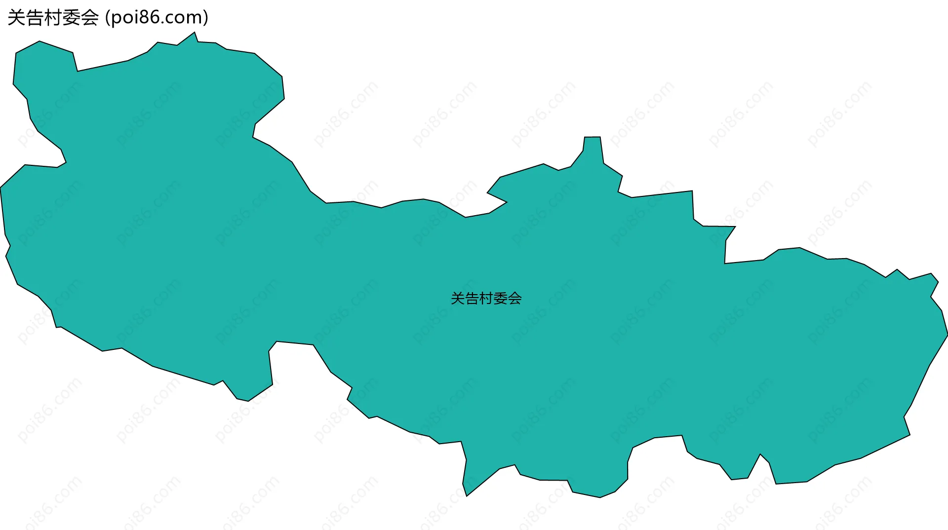 关告村委会边界地图