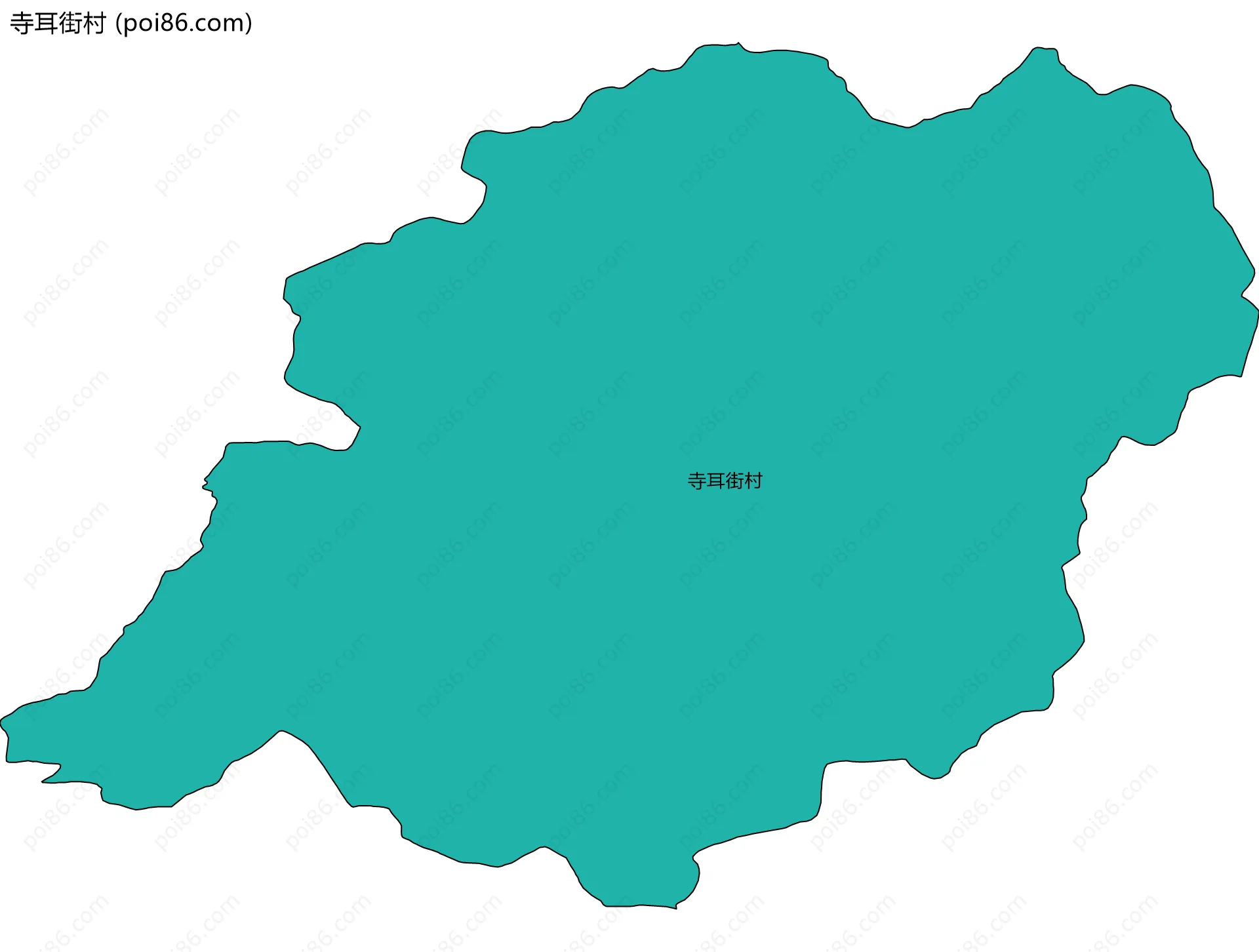 寺耳街村边界地图