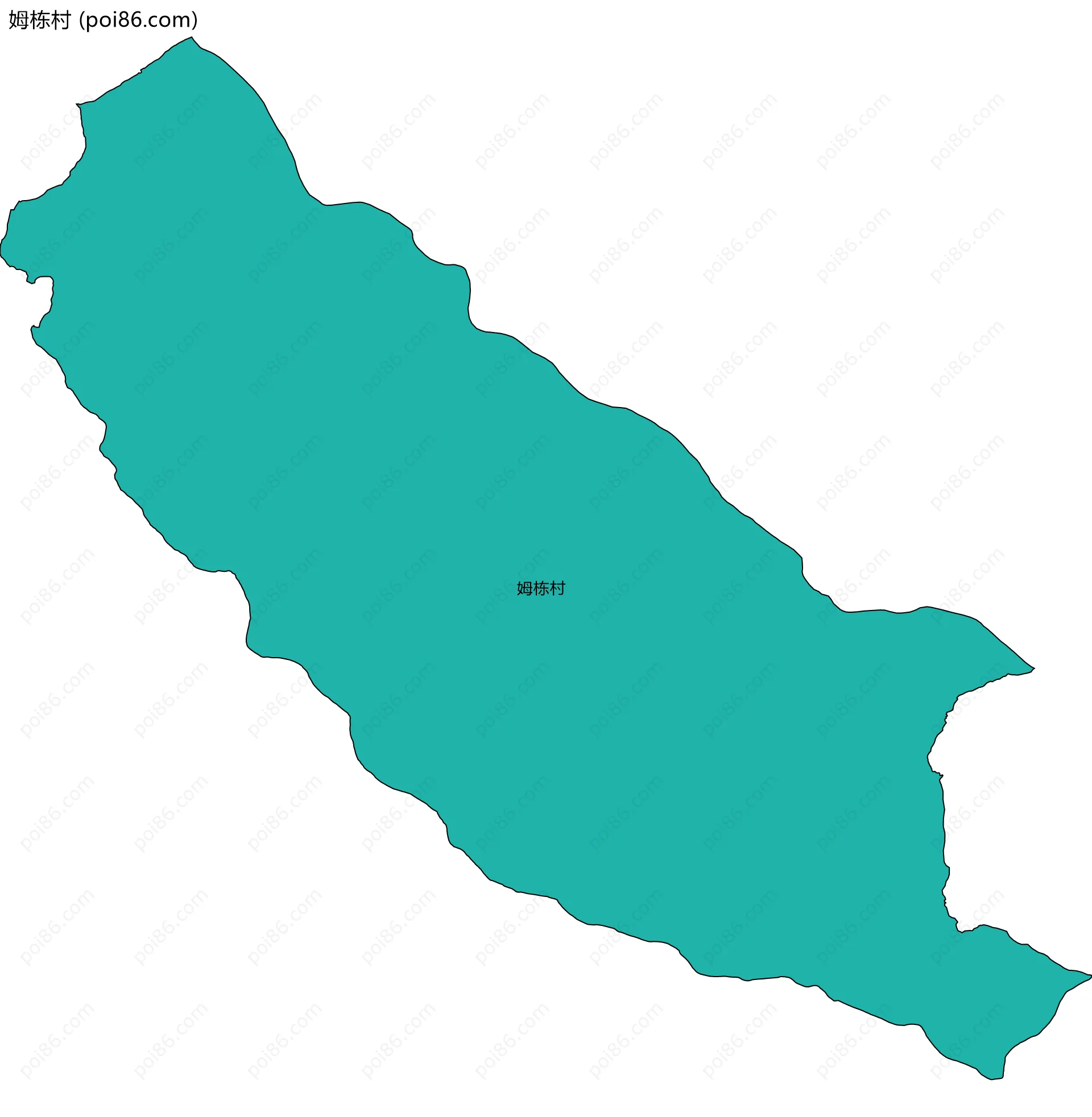 姆栋村边界地图