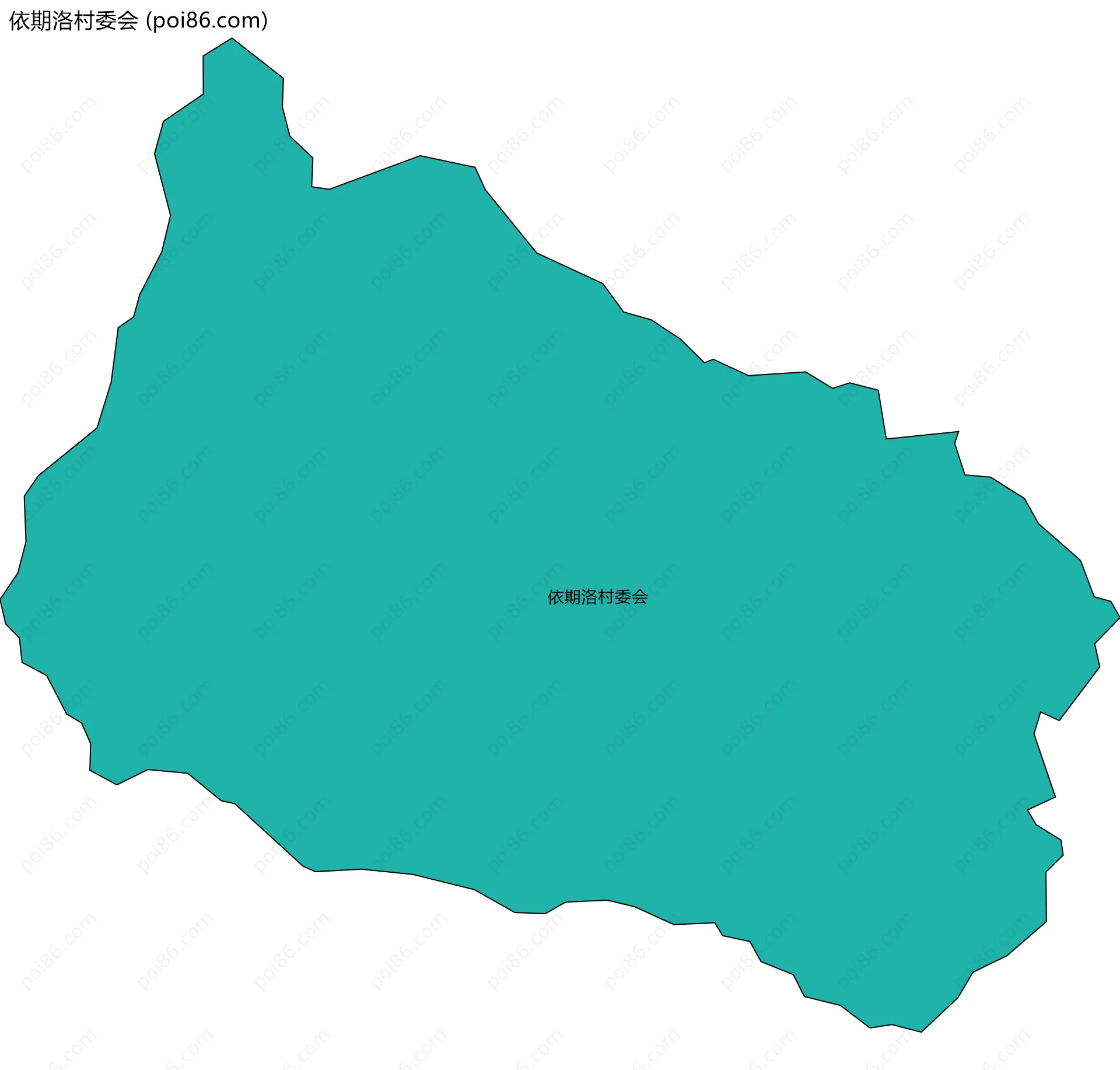 依期洛村委会边界地图