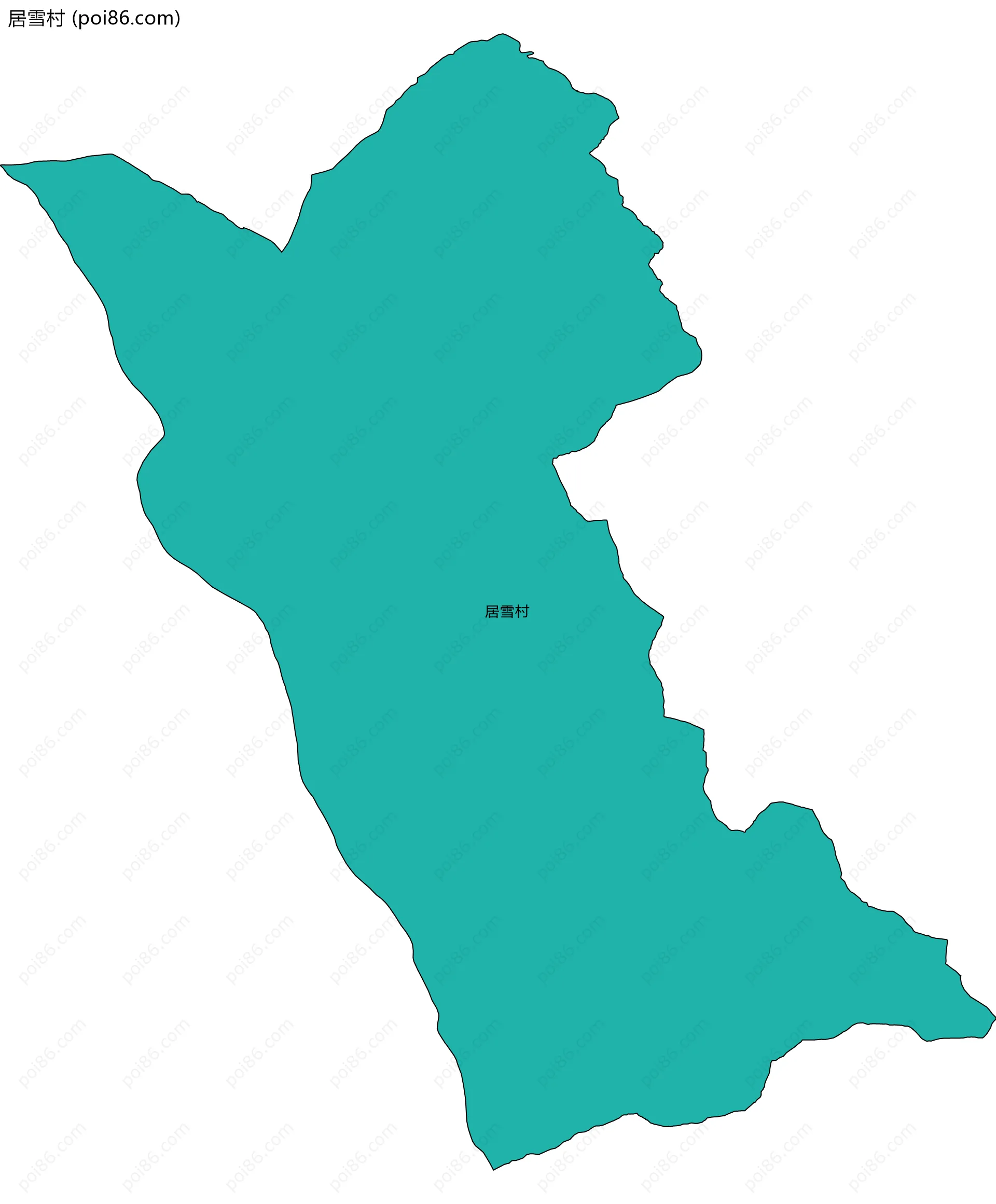居雪村边界地图