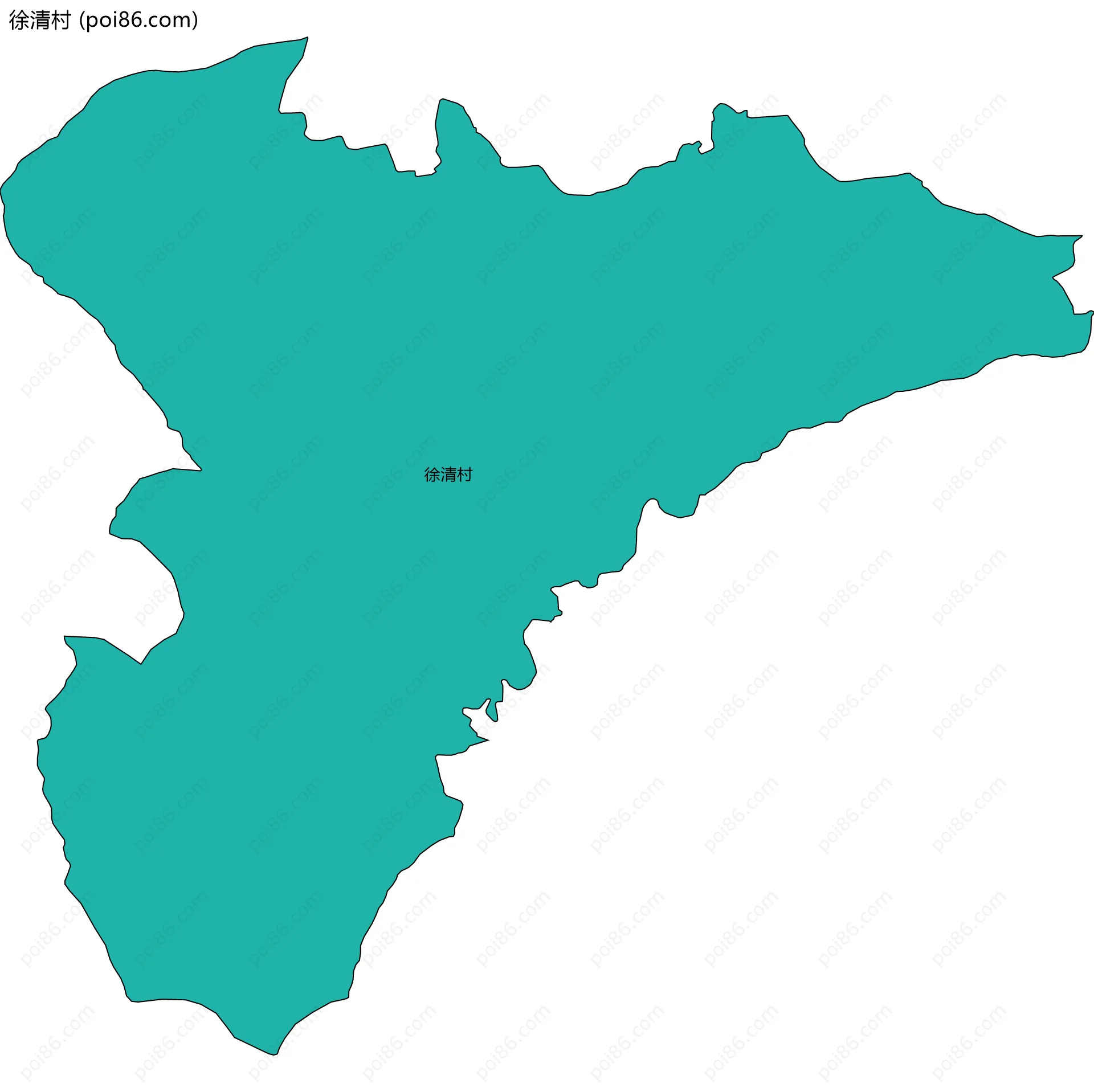 徐清村边界地图