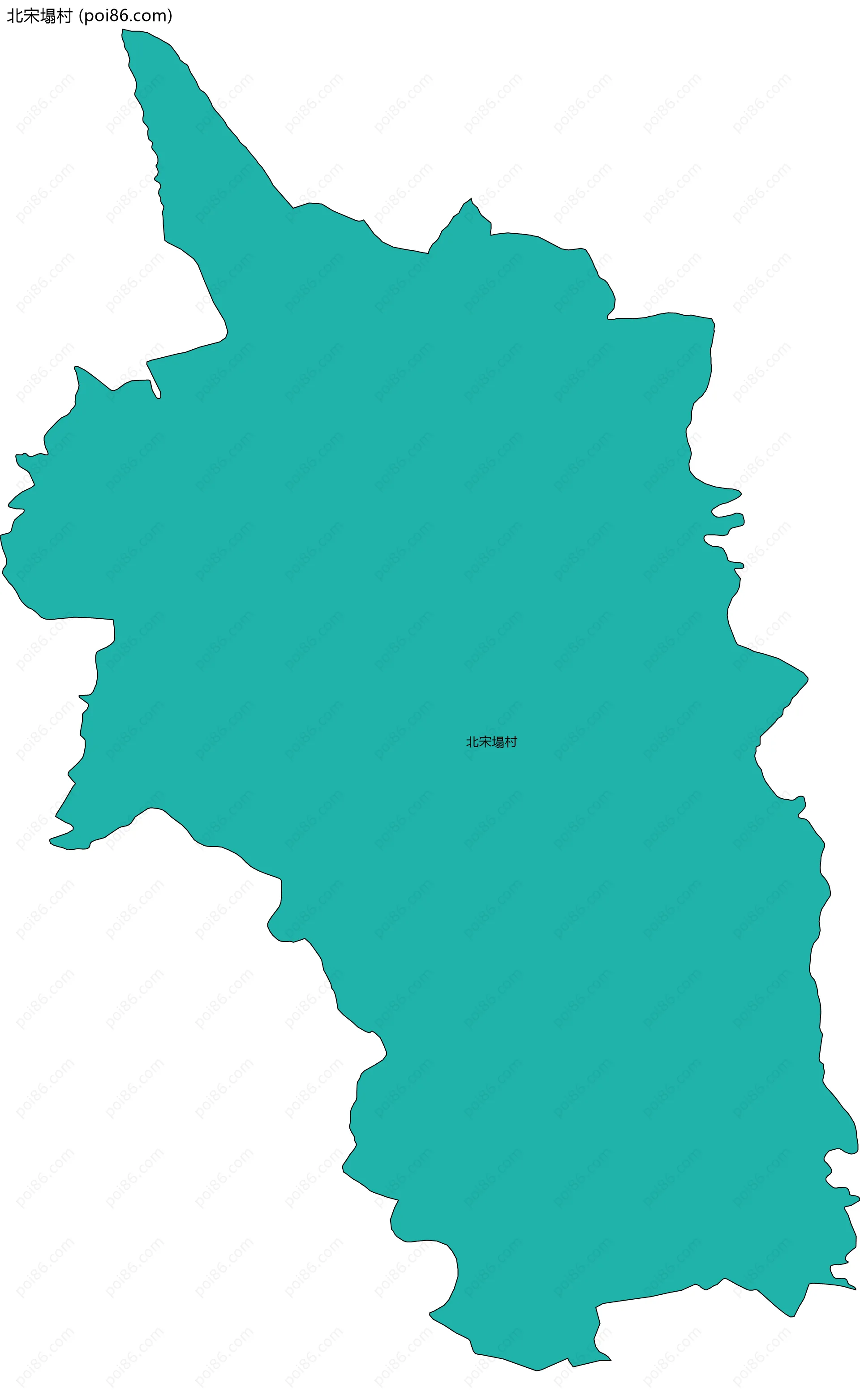 北宋塌村边界地图