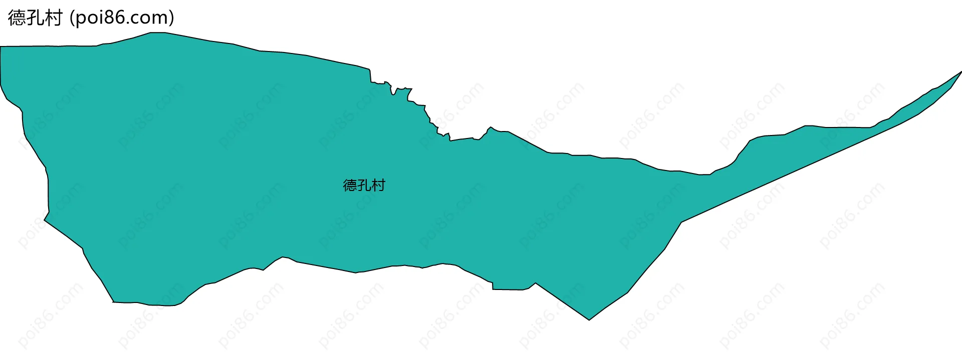 德孔村边界地图